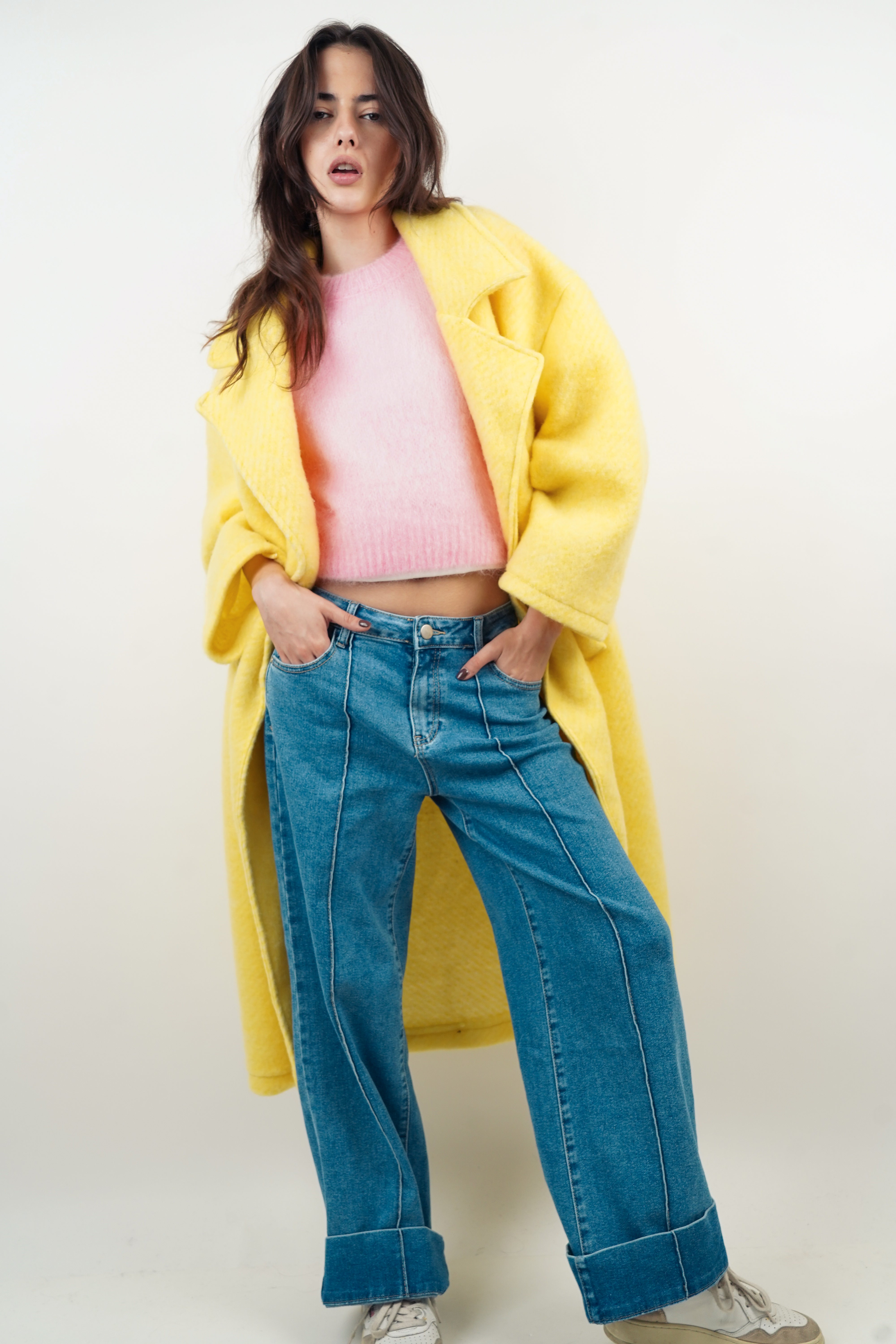 Gabriela yellow coat