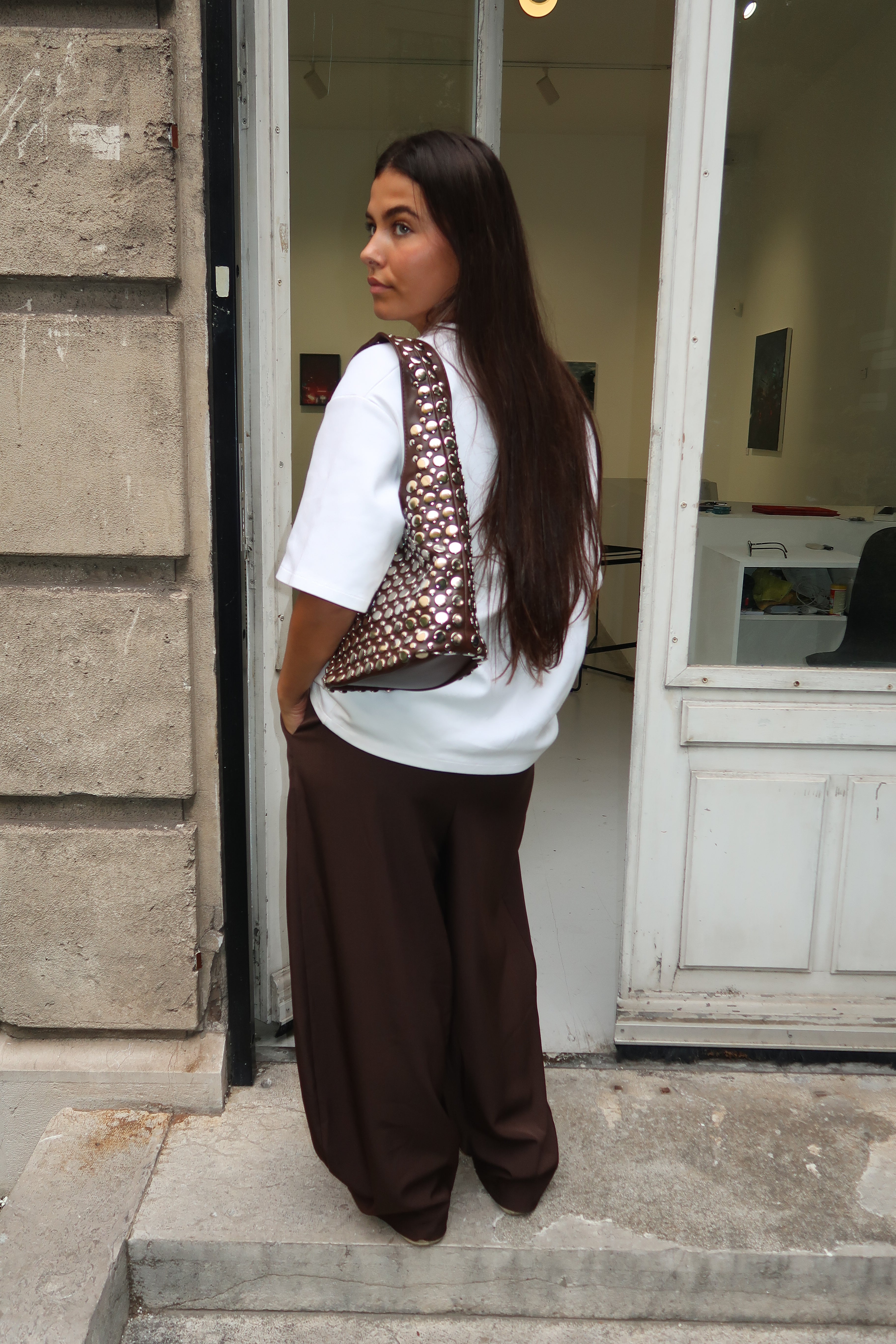 Pantalon Bennie marron