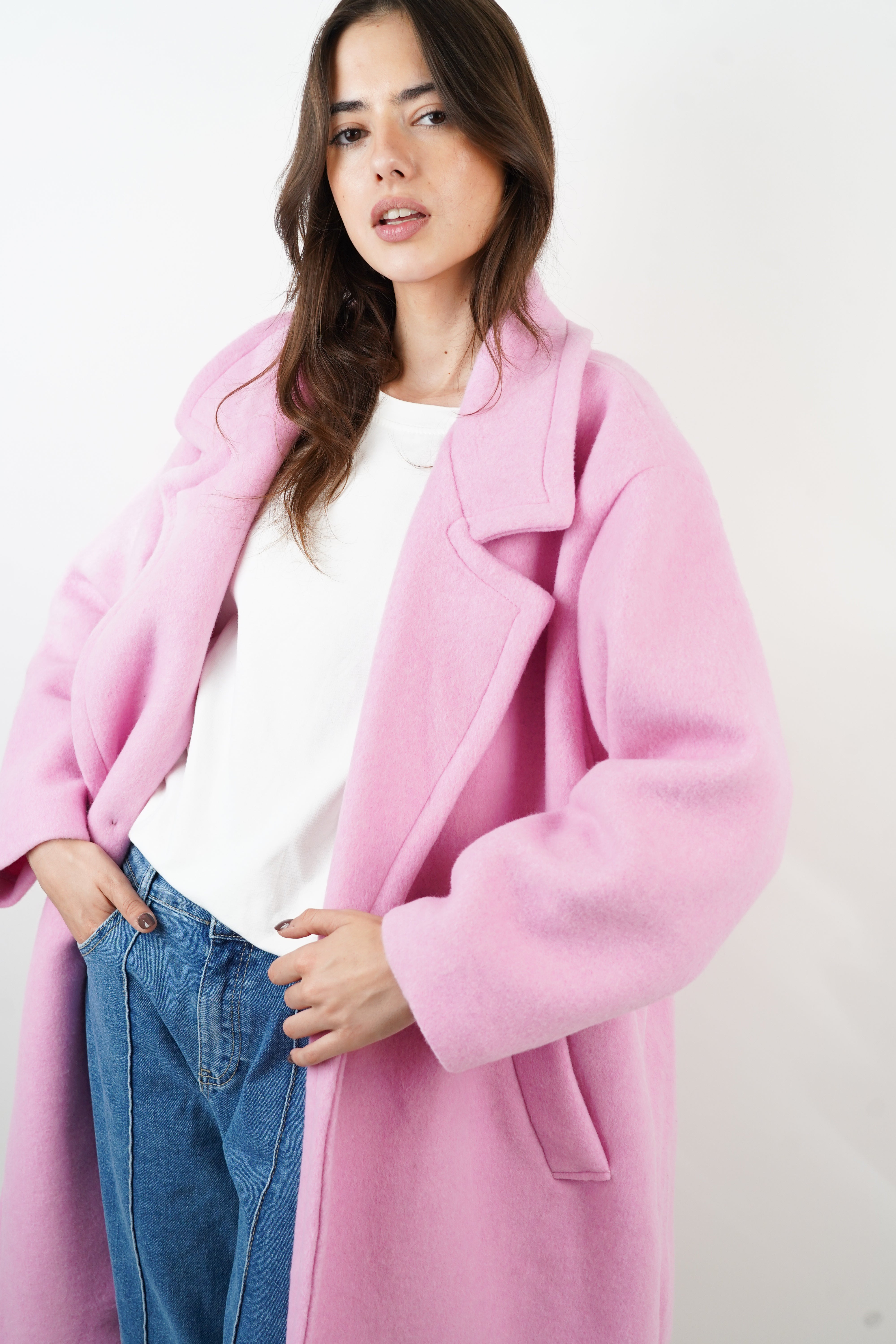 Helena pink coat