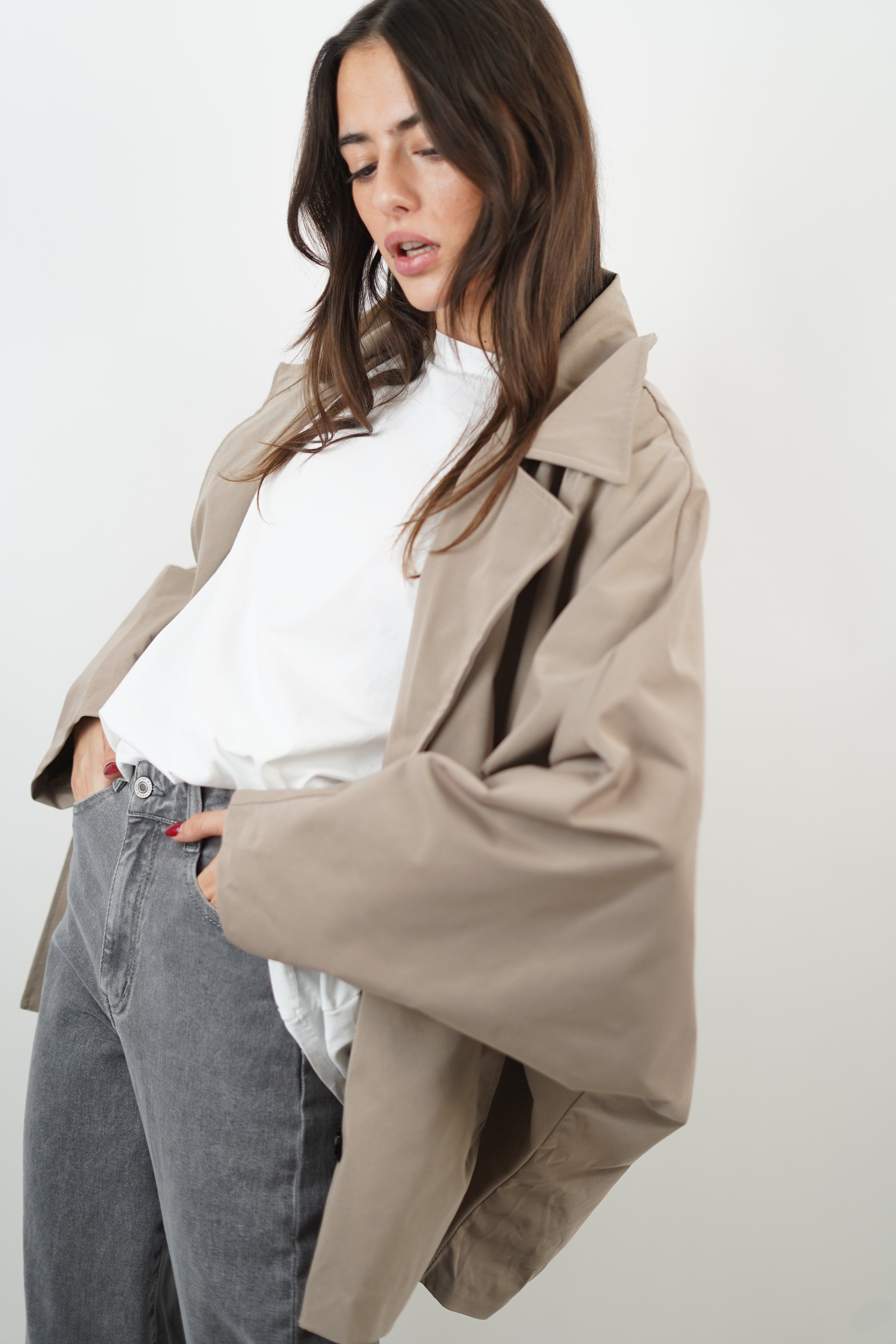 Ella Trenchcoat Taupe