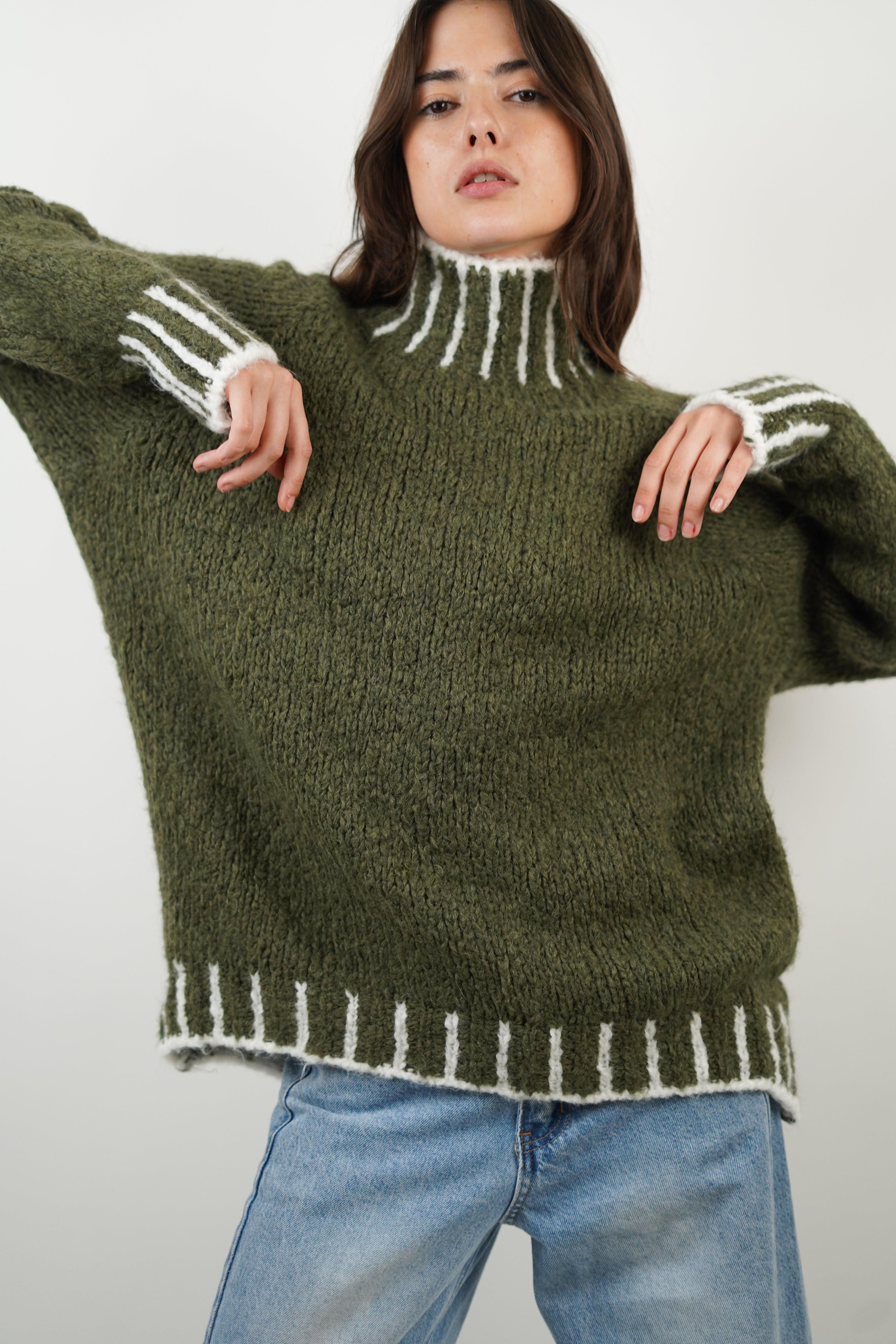 Gena khaki sweater