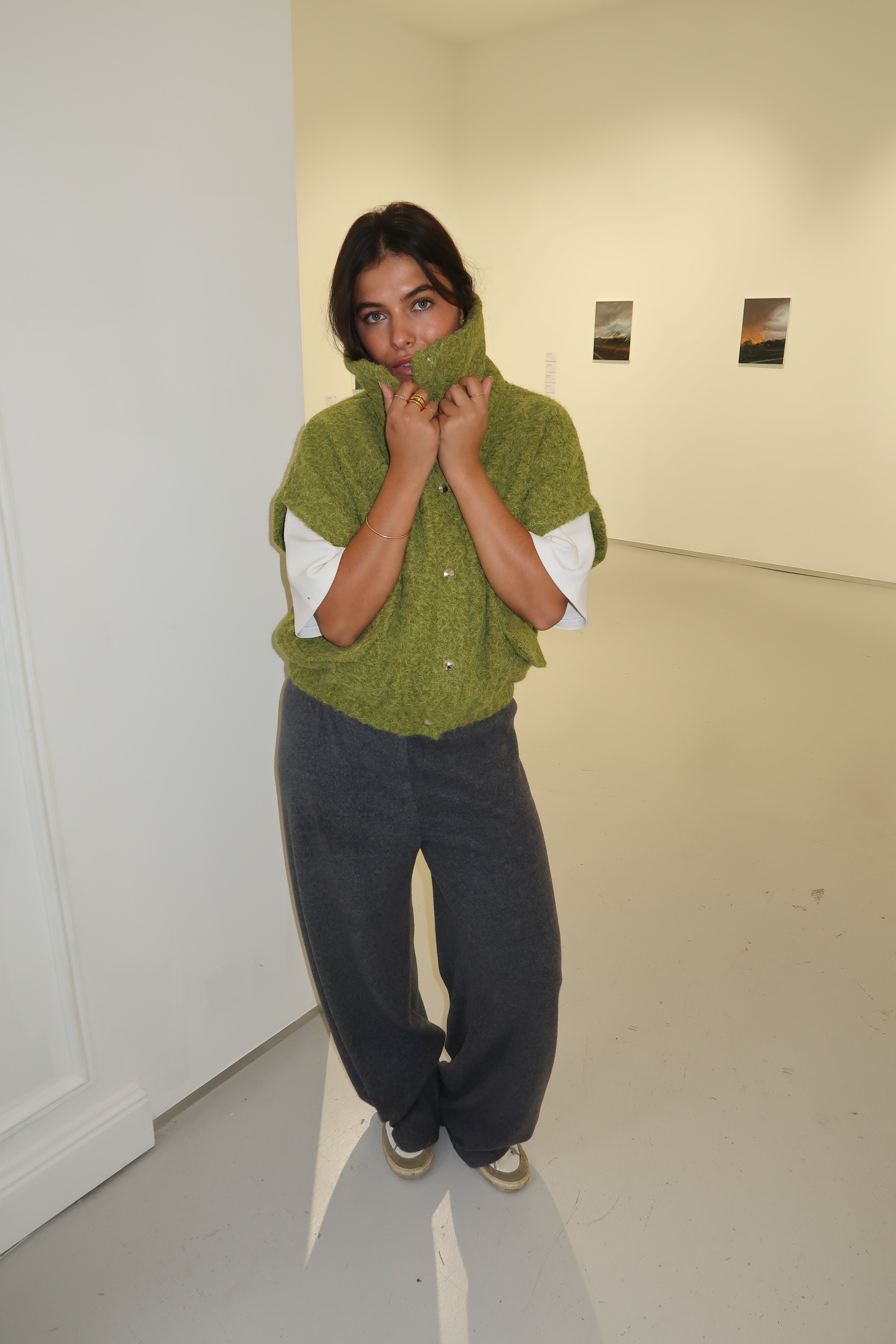 Veste Anais vert olive