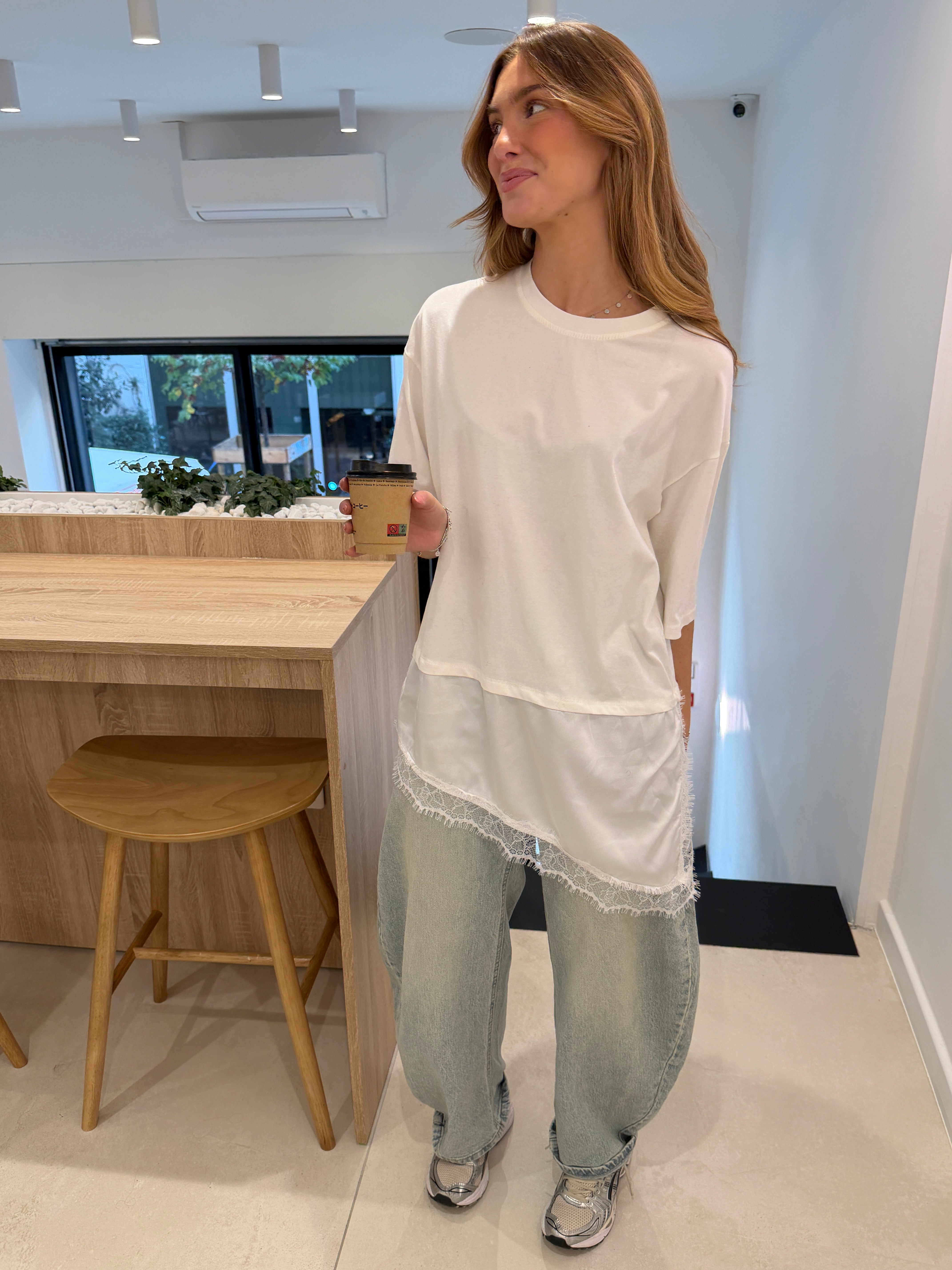 Tee-shirt Lizzie blanc