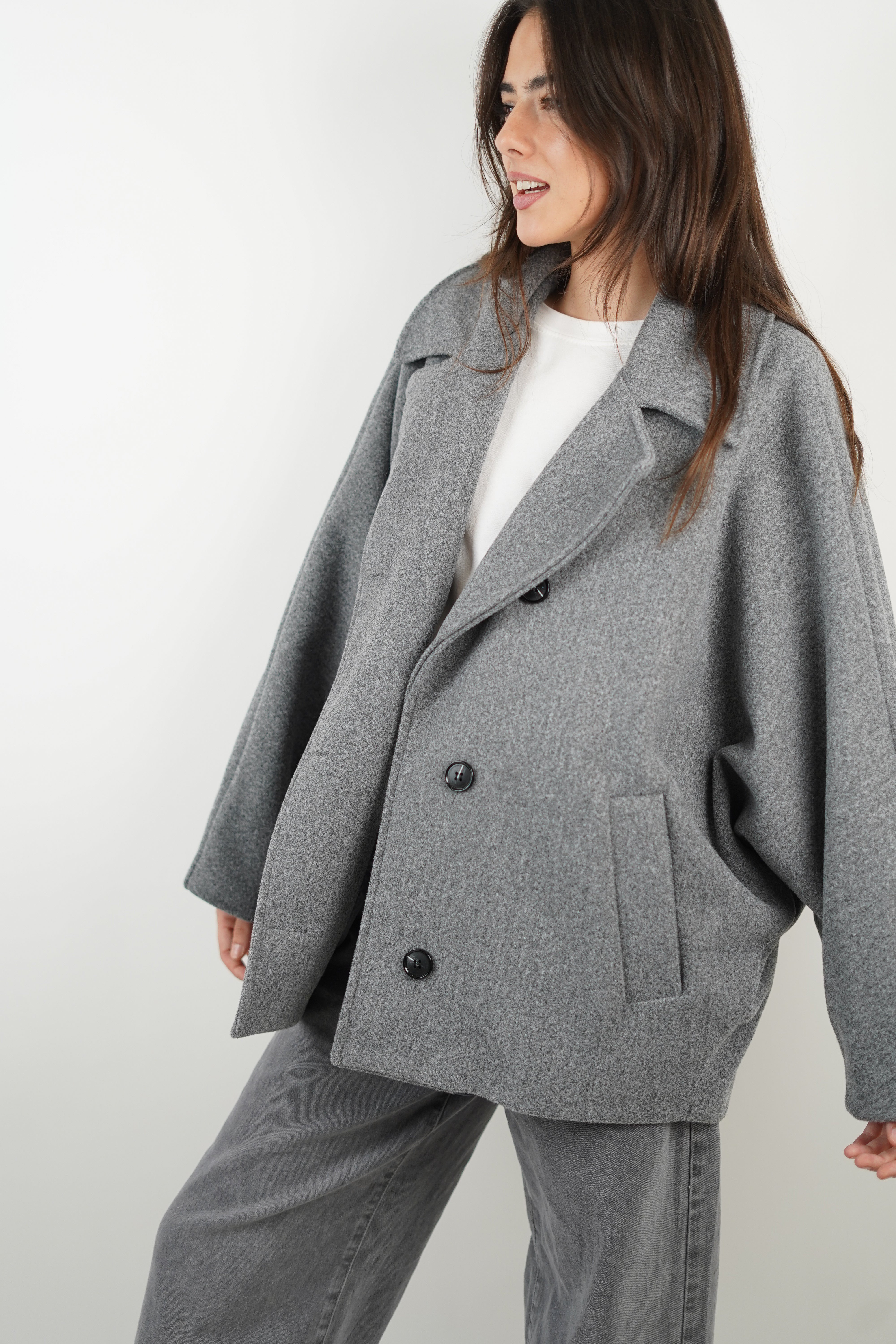 Manteau Agathe gris