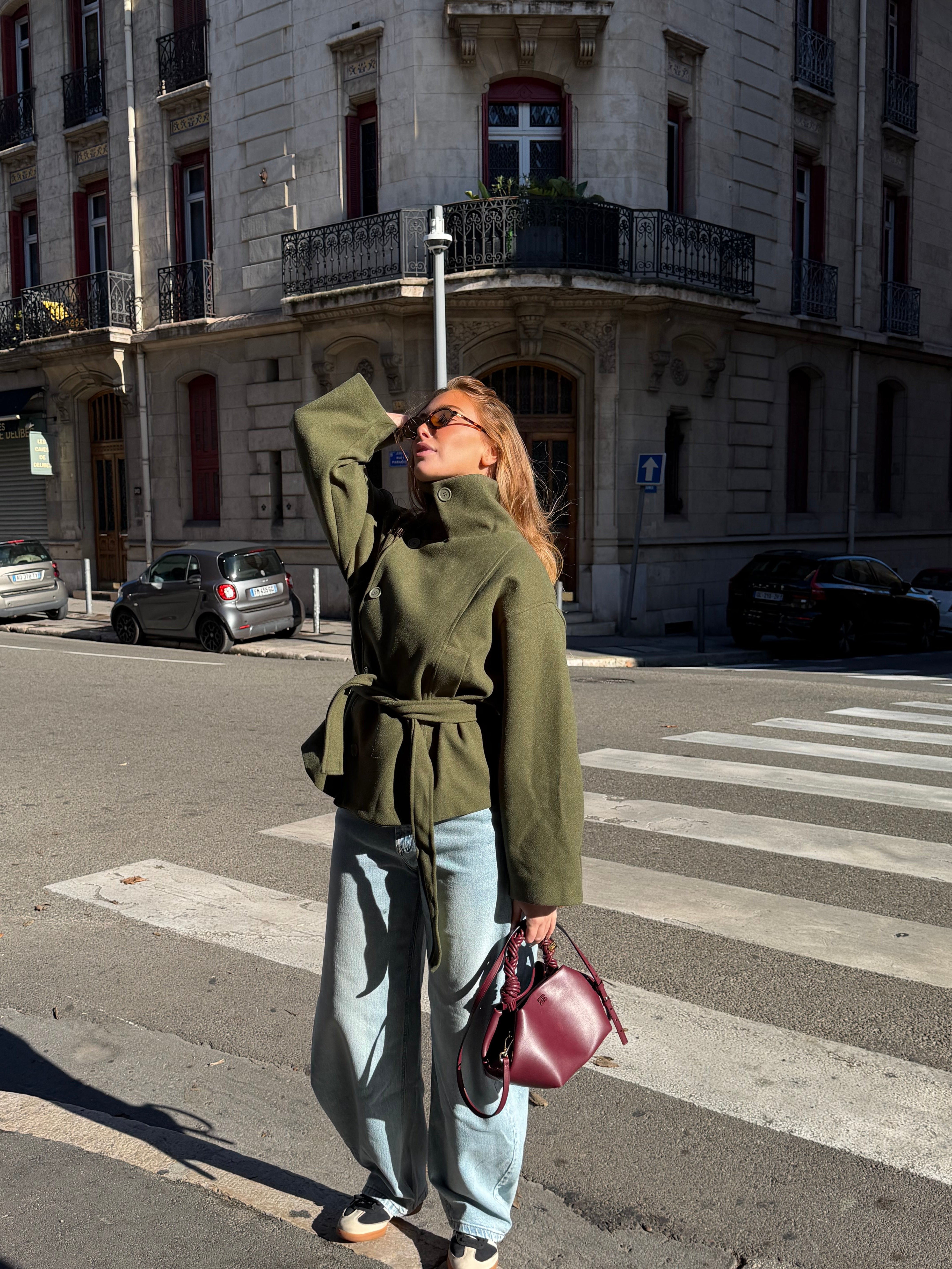 Manteau Roxane kaki (12/12)