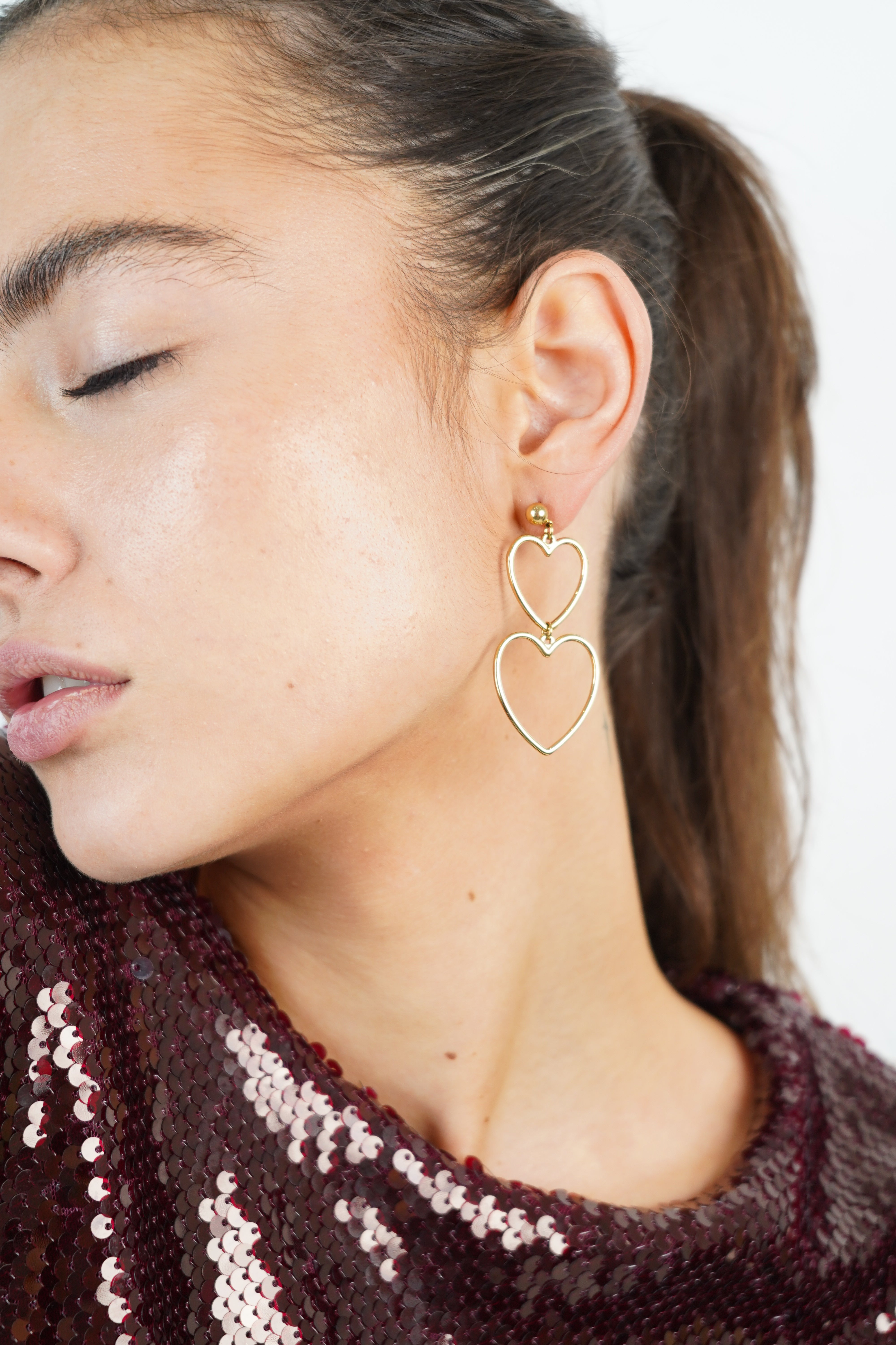 Emilie gold earrings