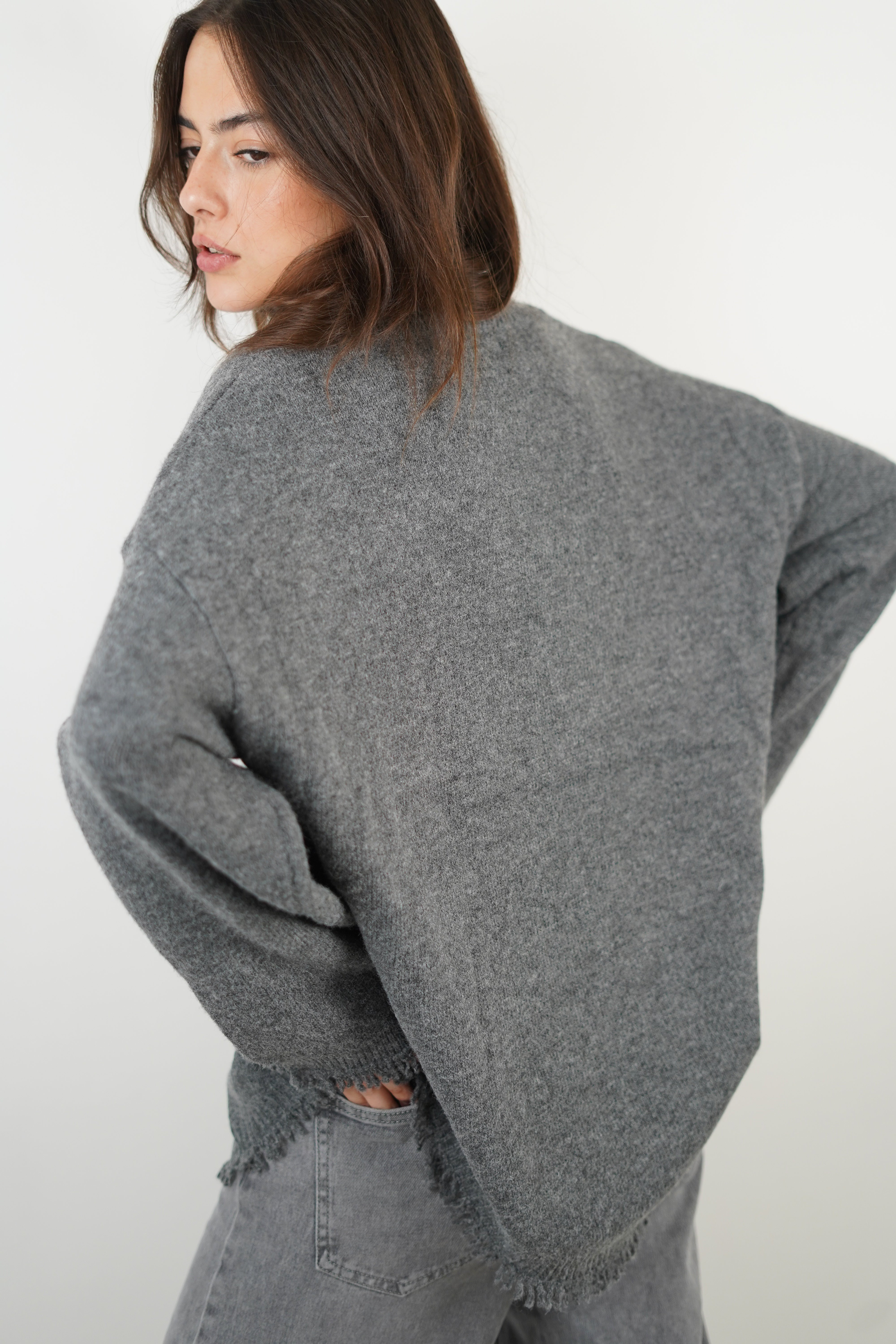 Pull Suzanne gris