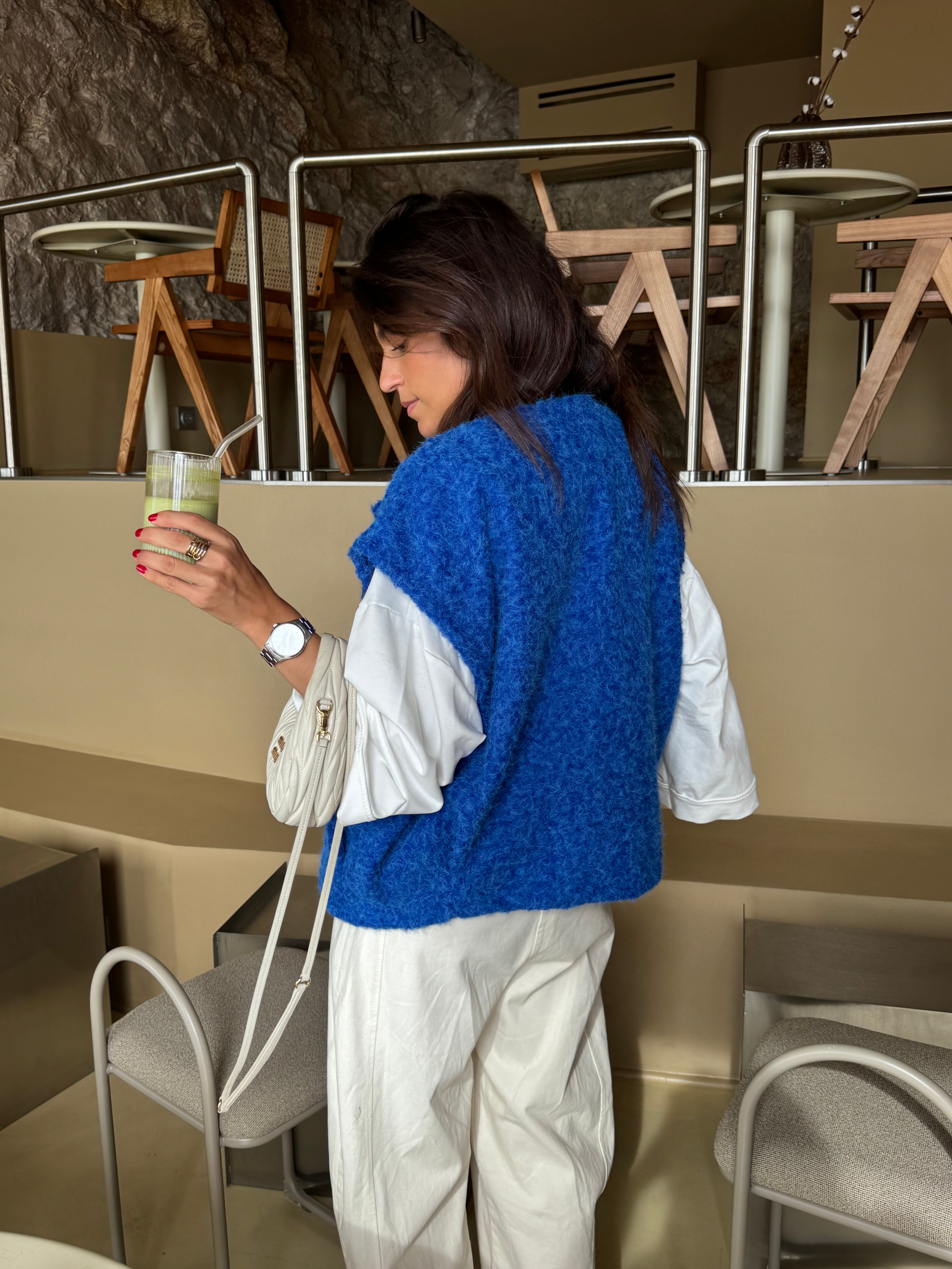 Veste Maddy bleu électrique