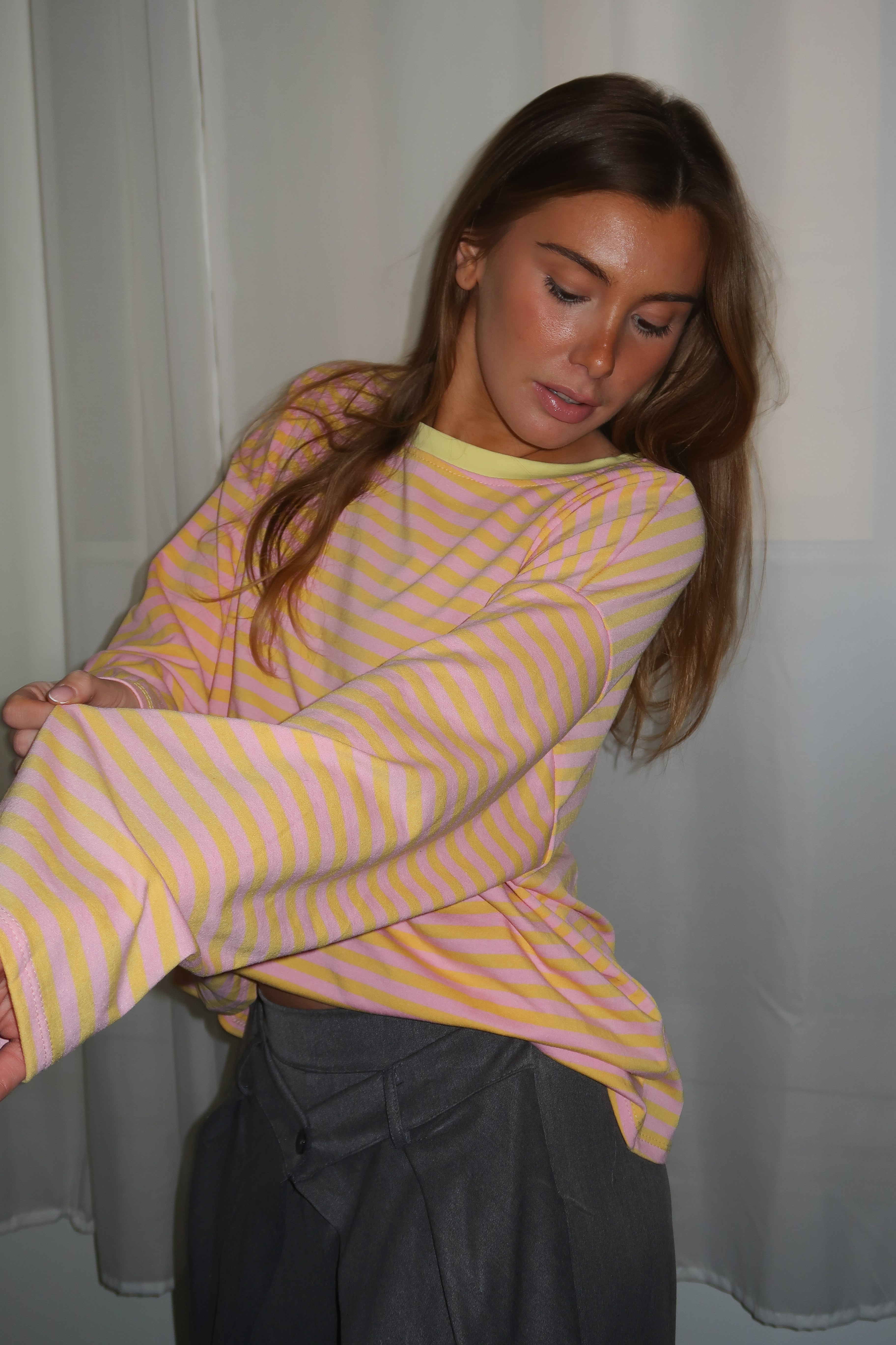 Pink and yellow Oceane T-shirt