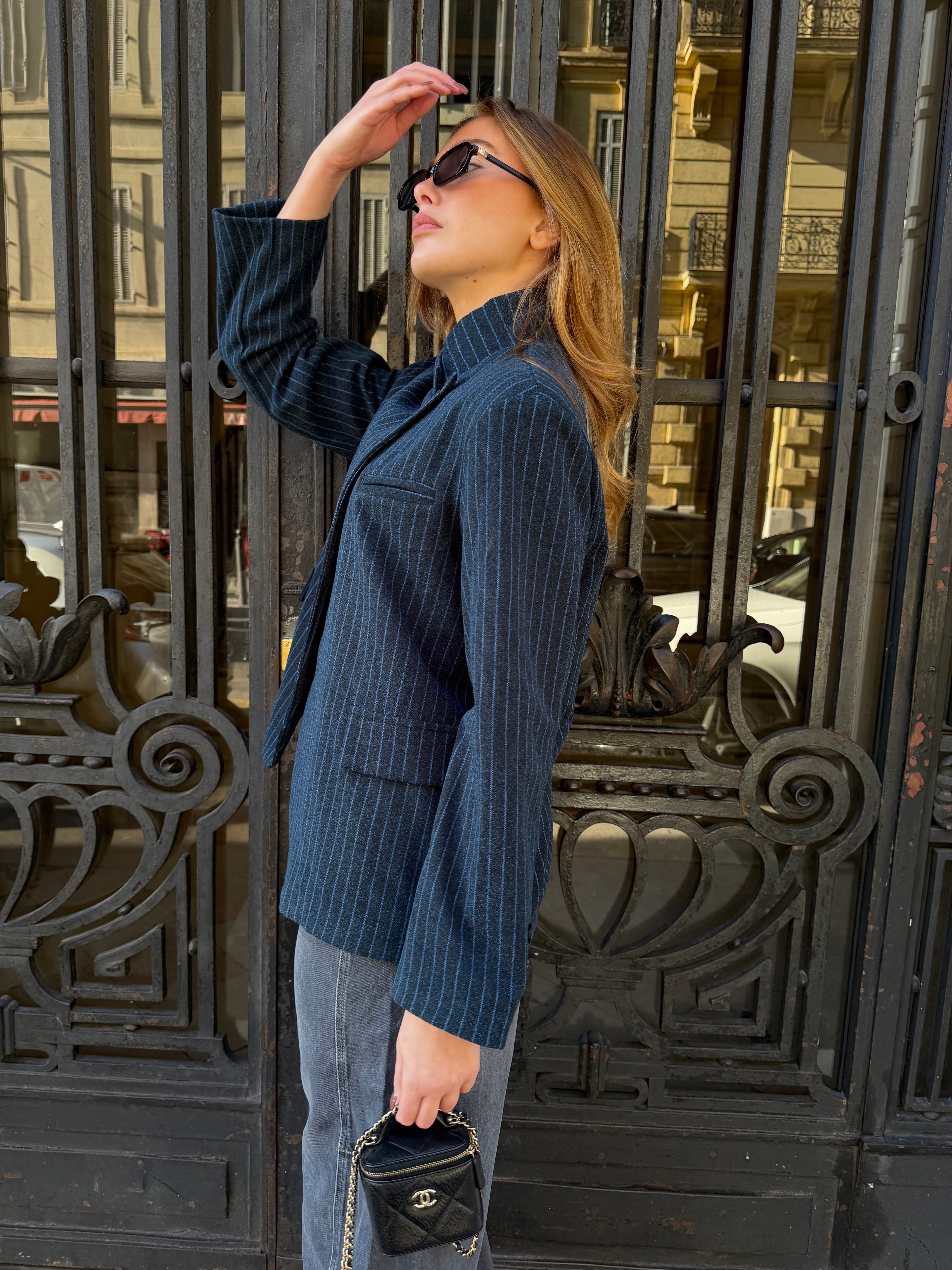 Marineblauer Naomi-Blazer