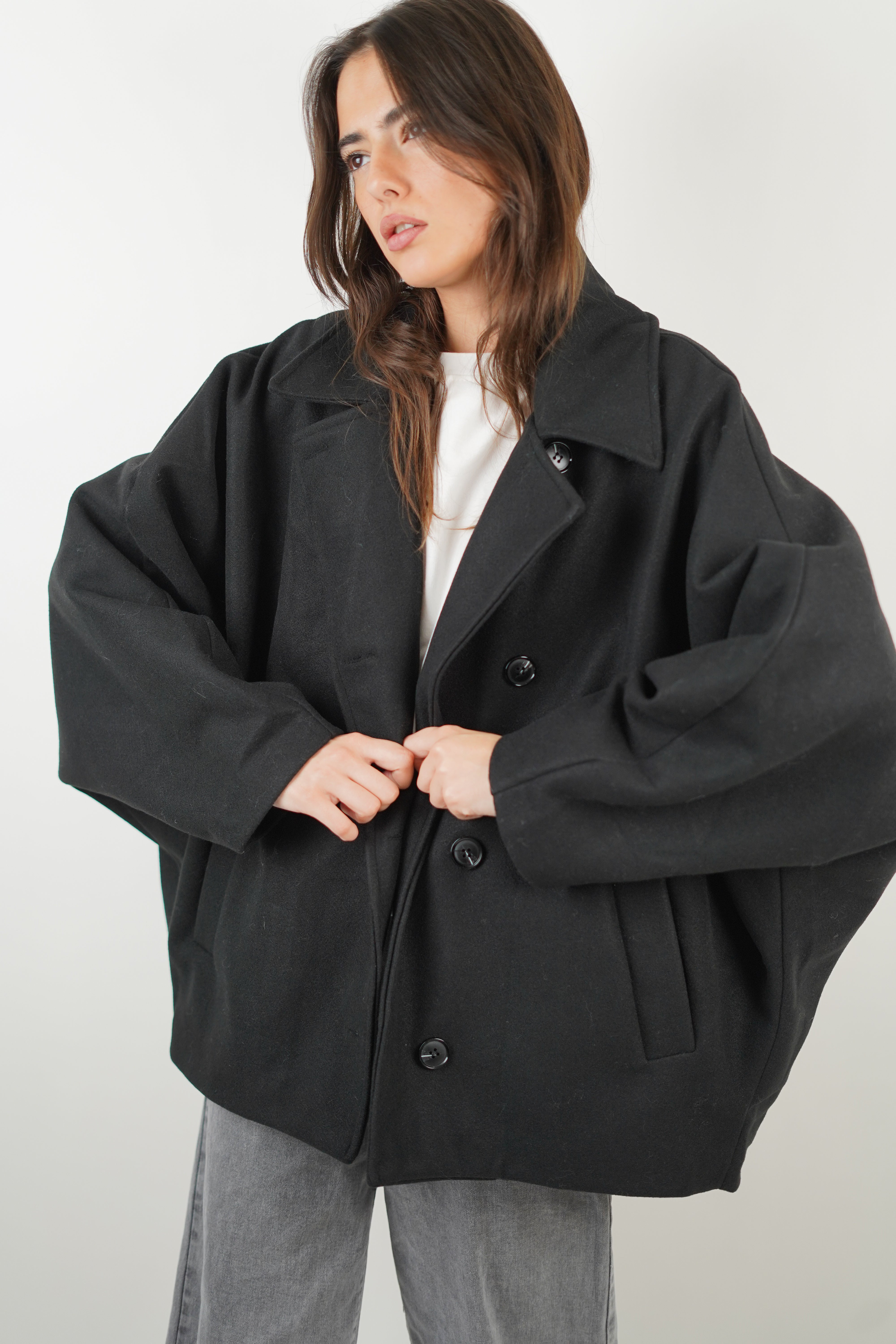 Manteau Agathe noir