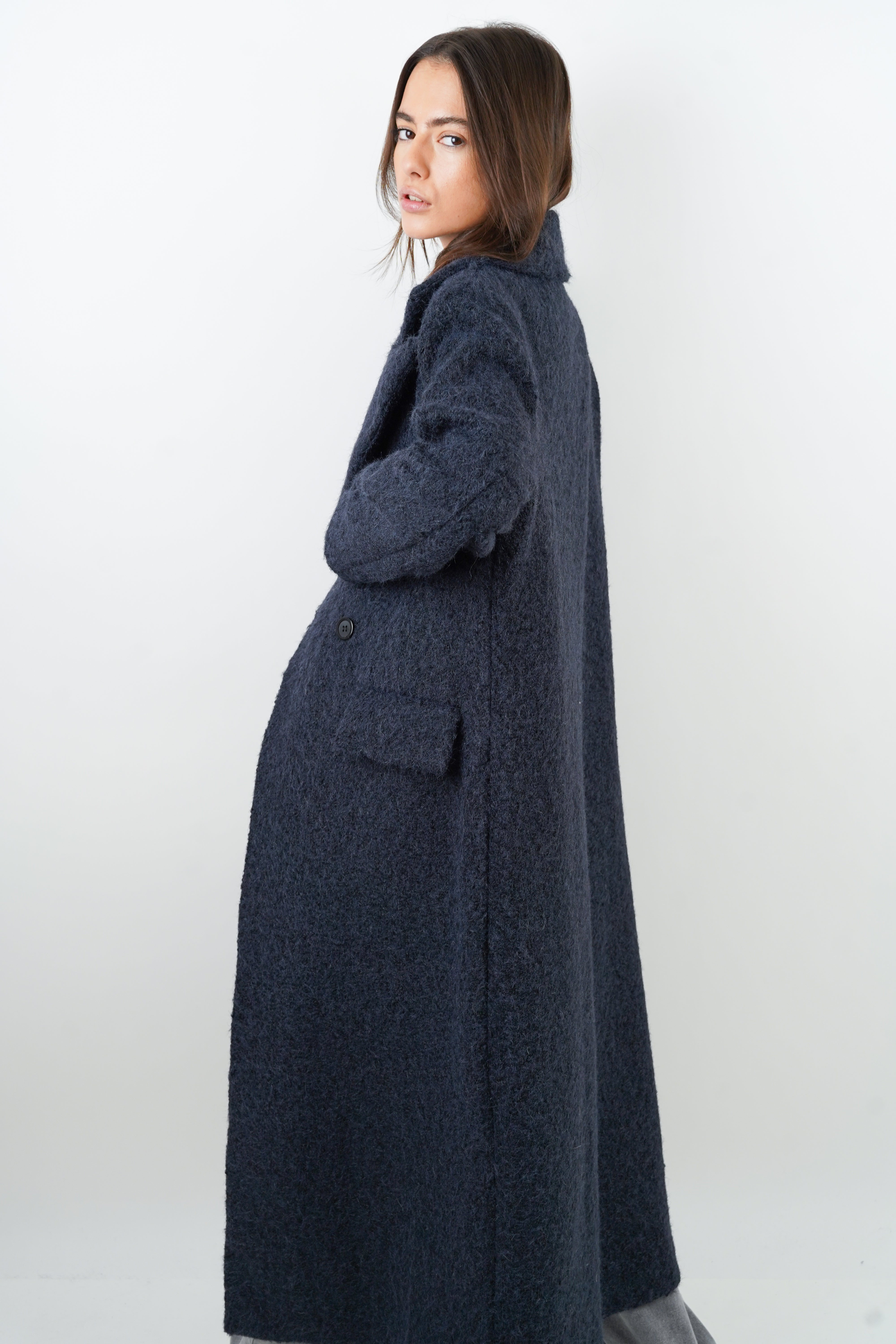 Manteau Ella bleu marine