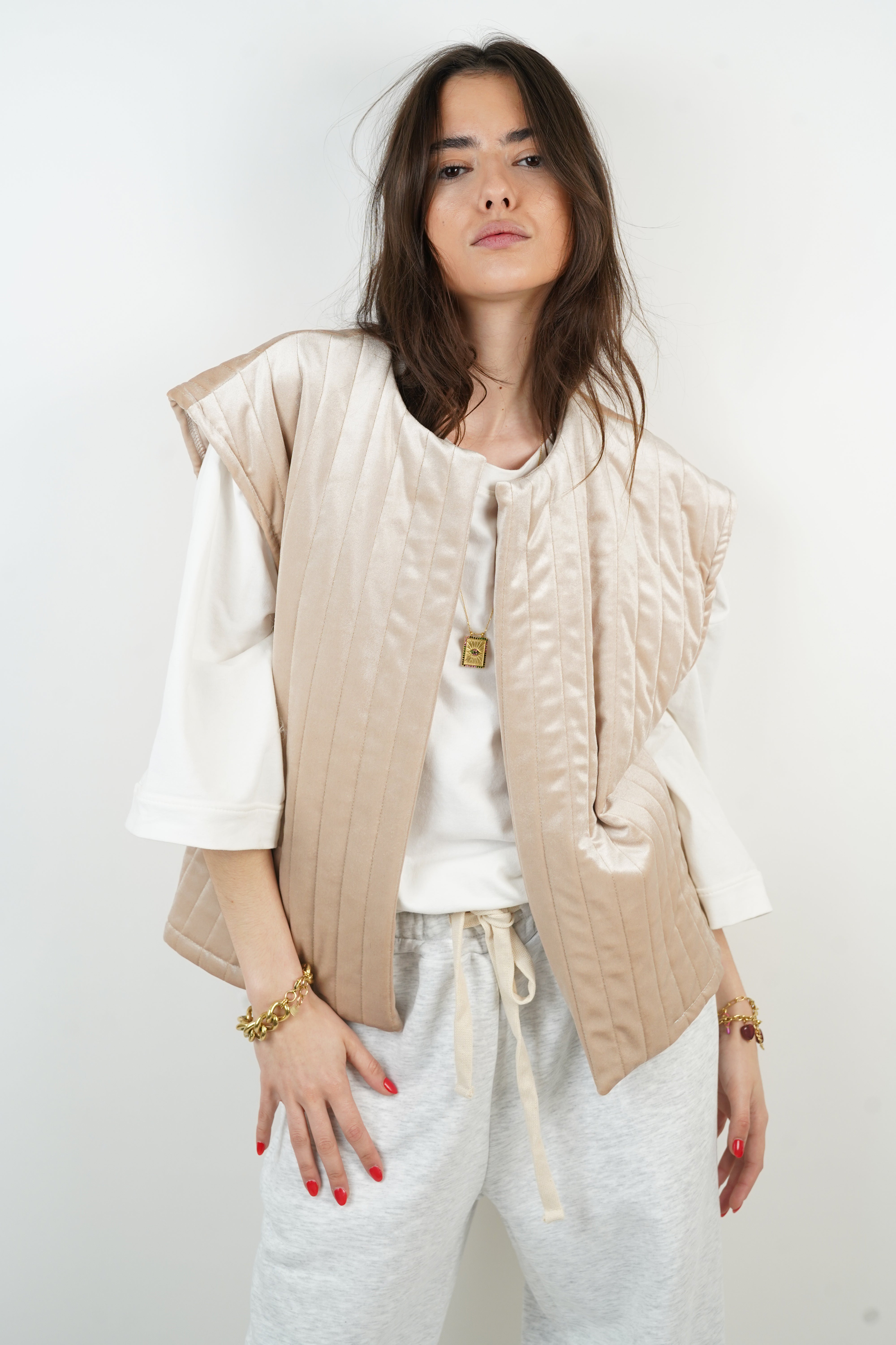 Veste Lila beige