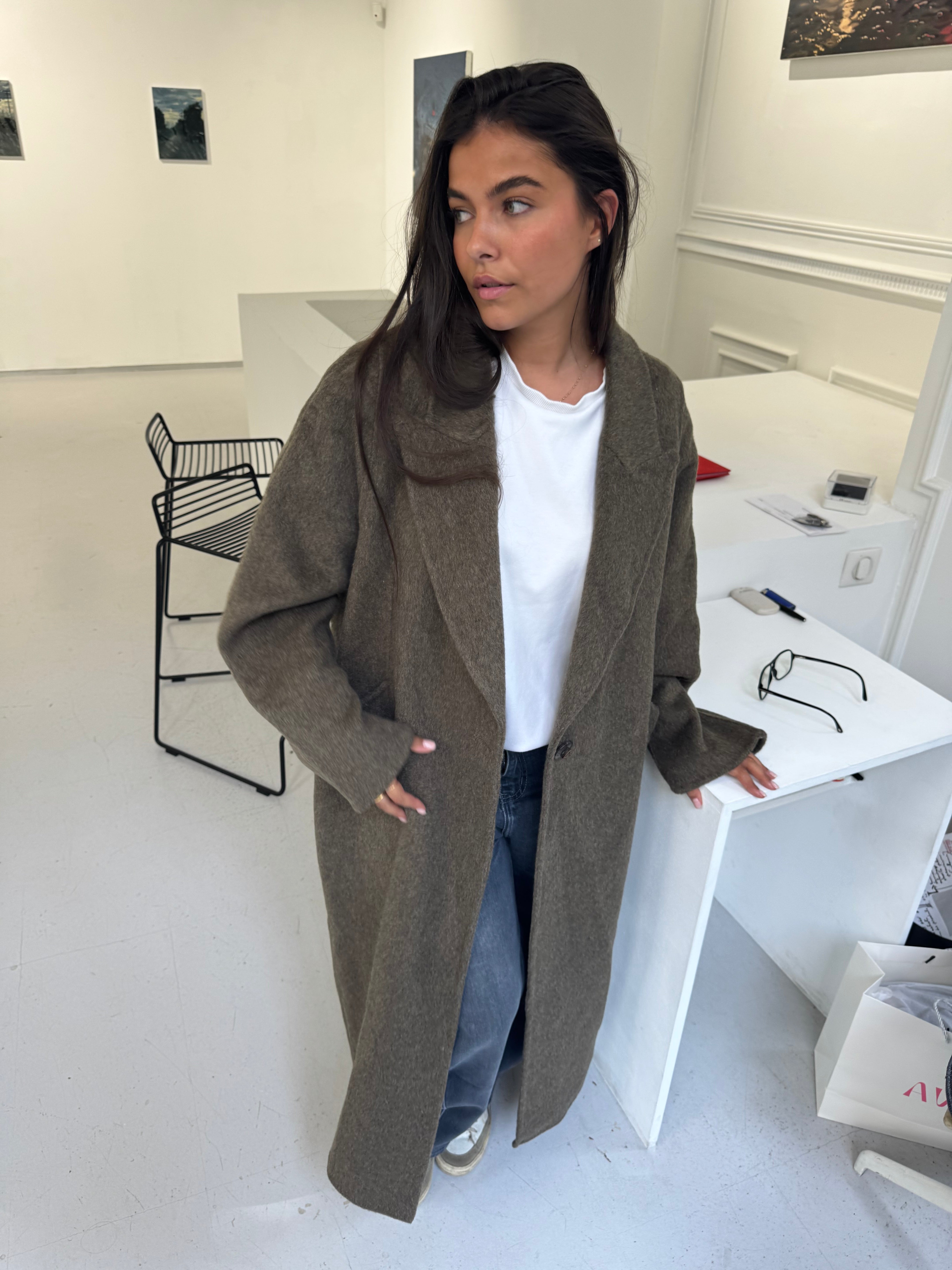 Louana Mantel aus 100 % Wolle