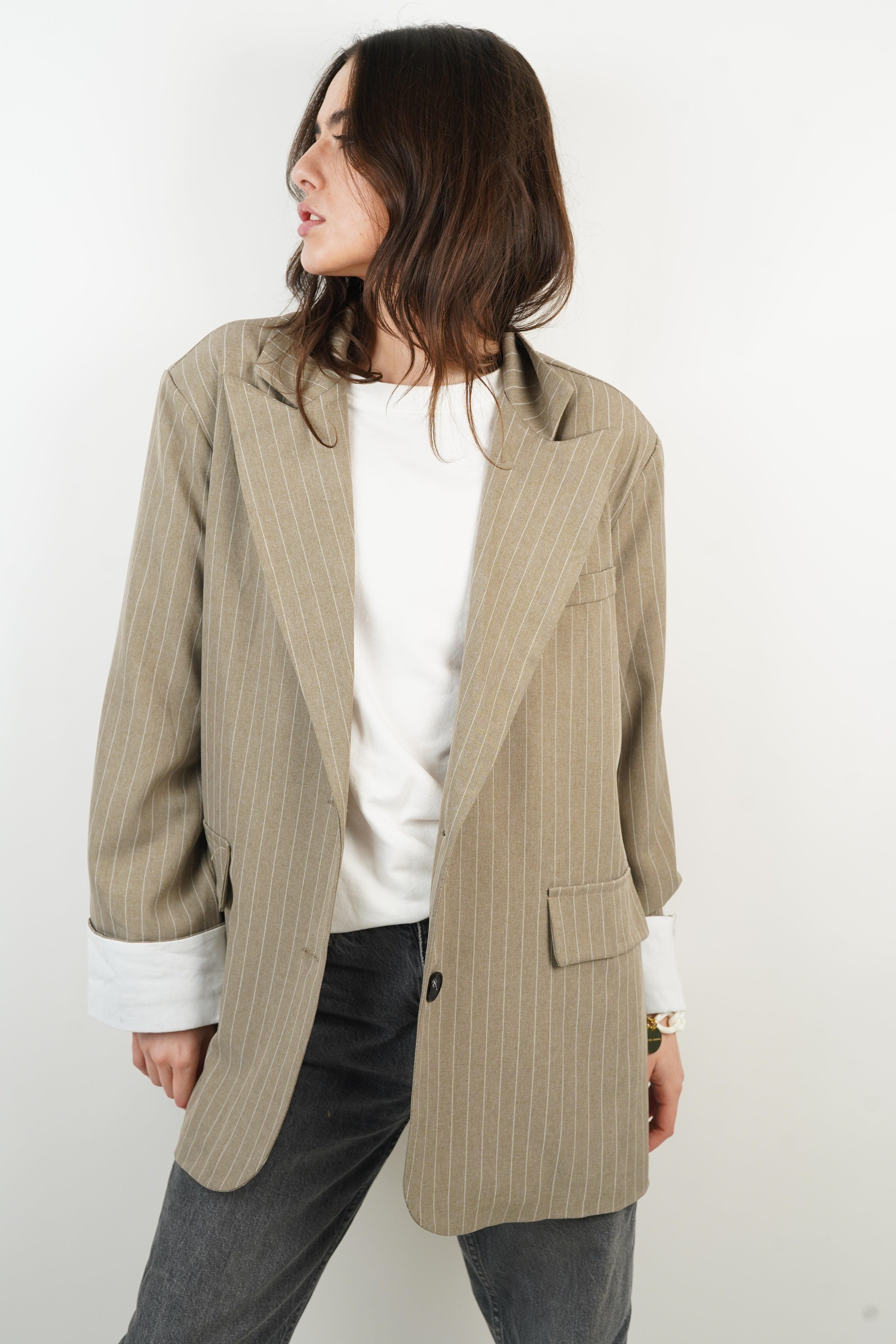 Astrid taupe blazer