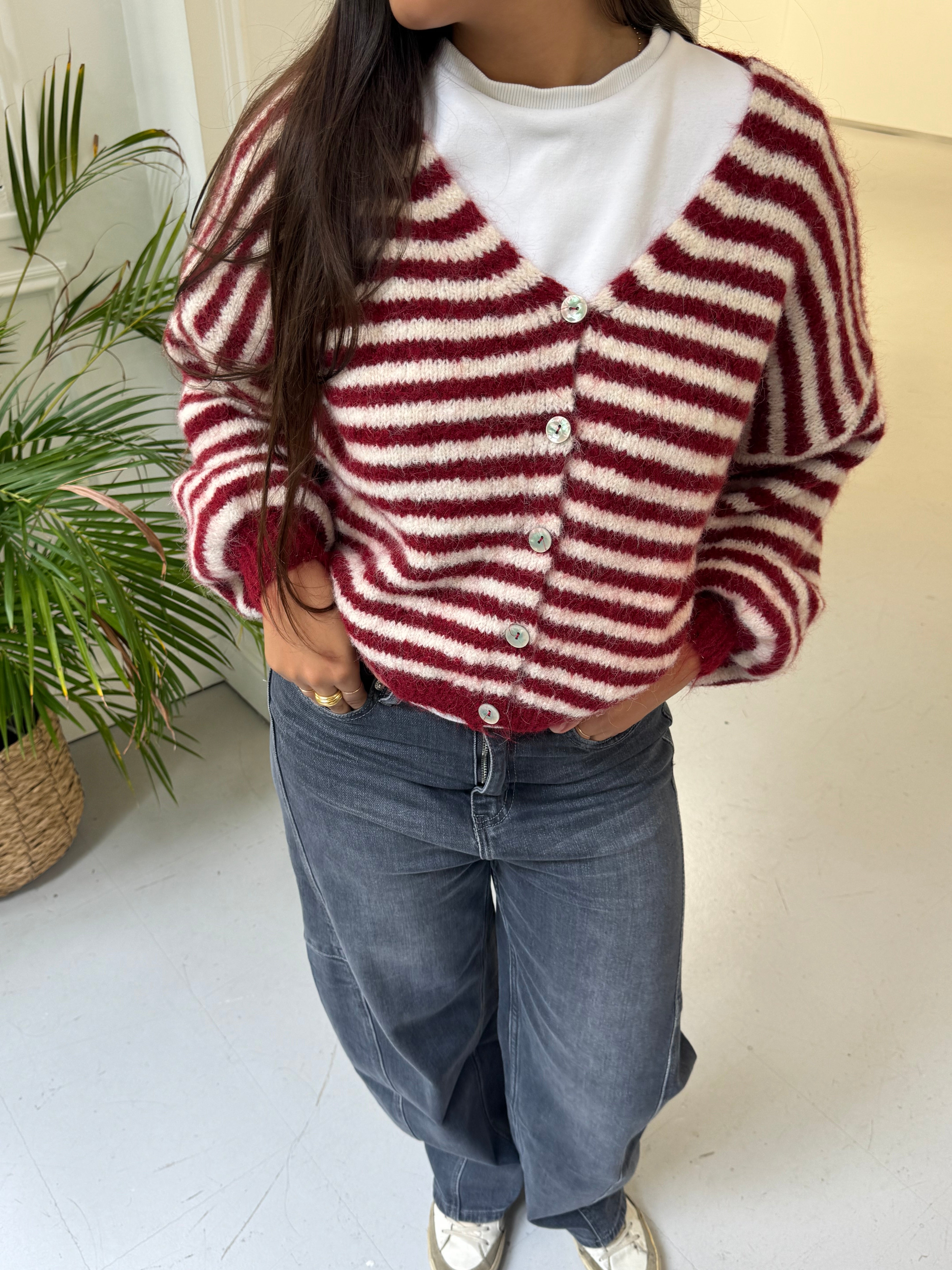 Stef rot-weiße Weste