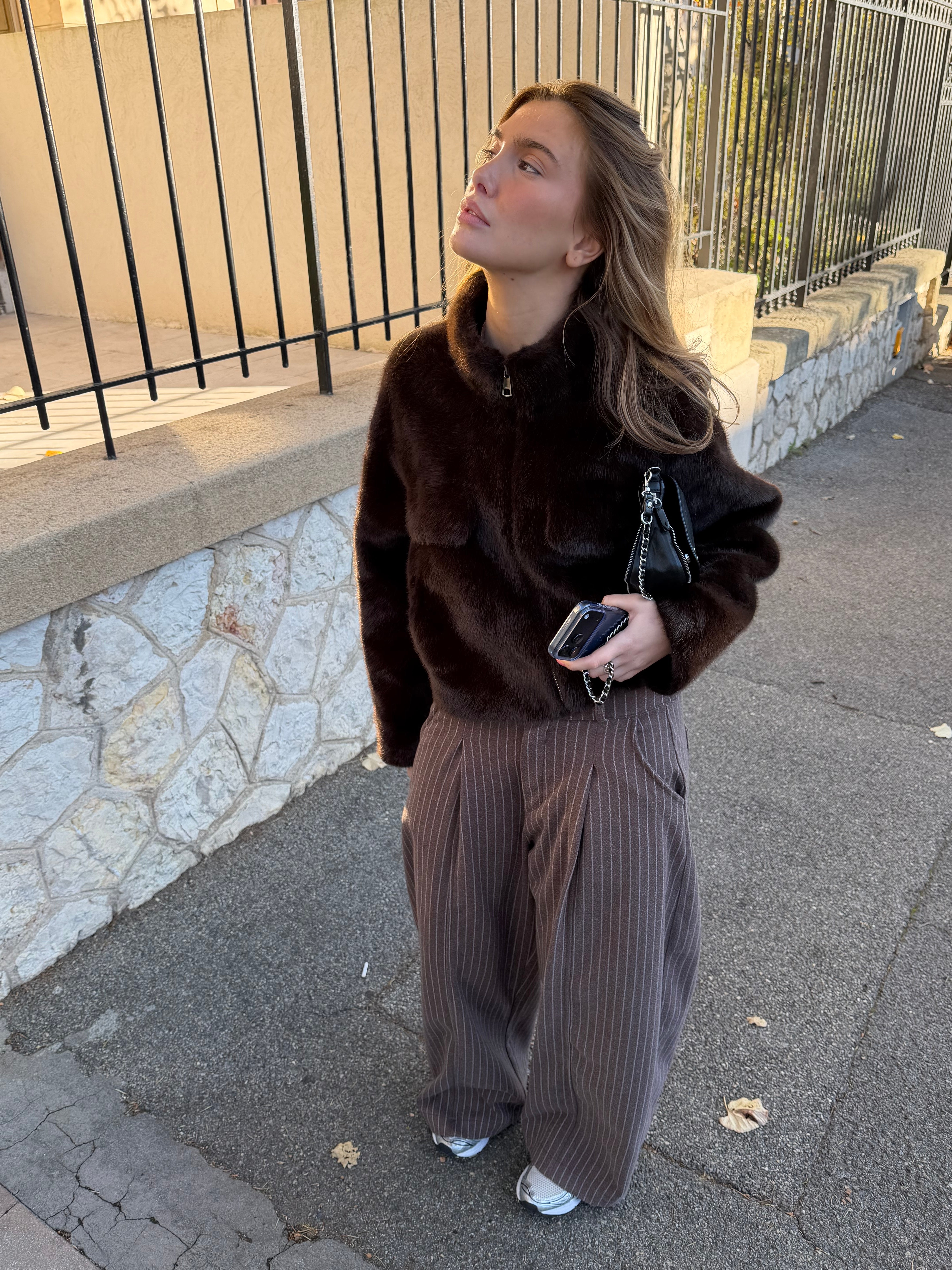 Pantalon Swann marron