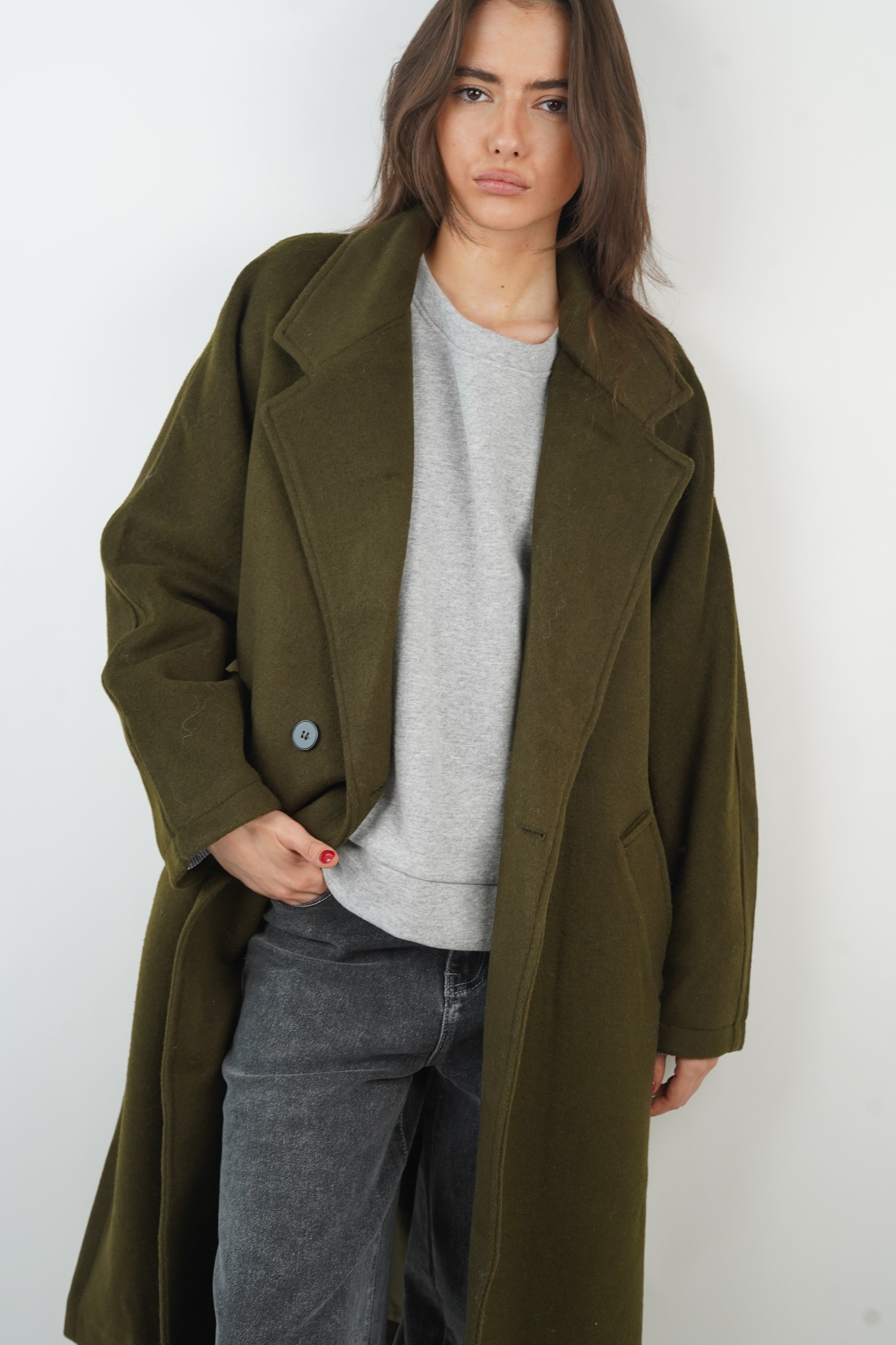 Manteau Jeanne kaki