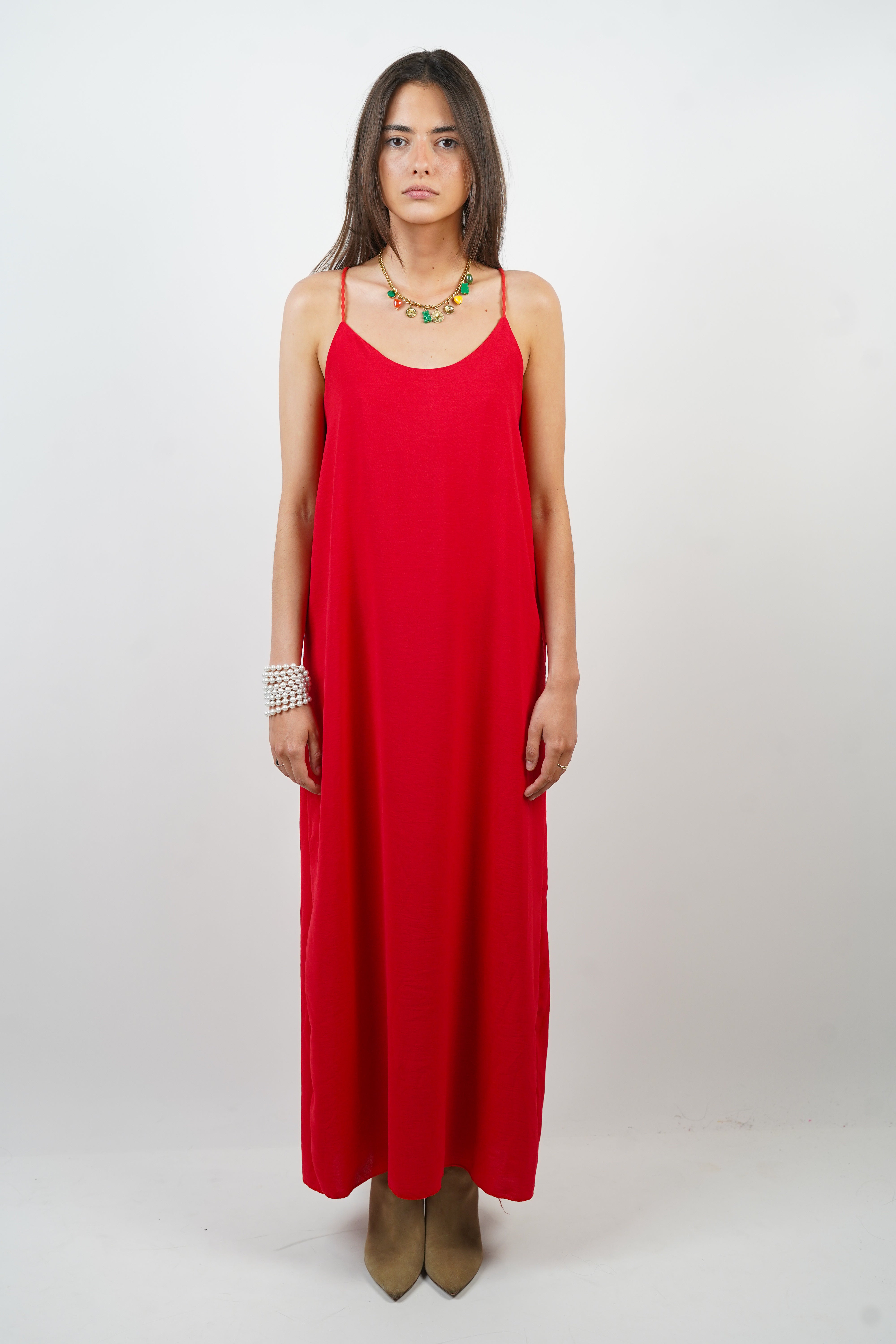 Rotes Carla-Kleid