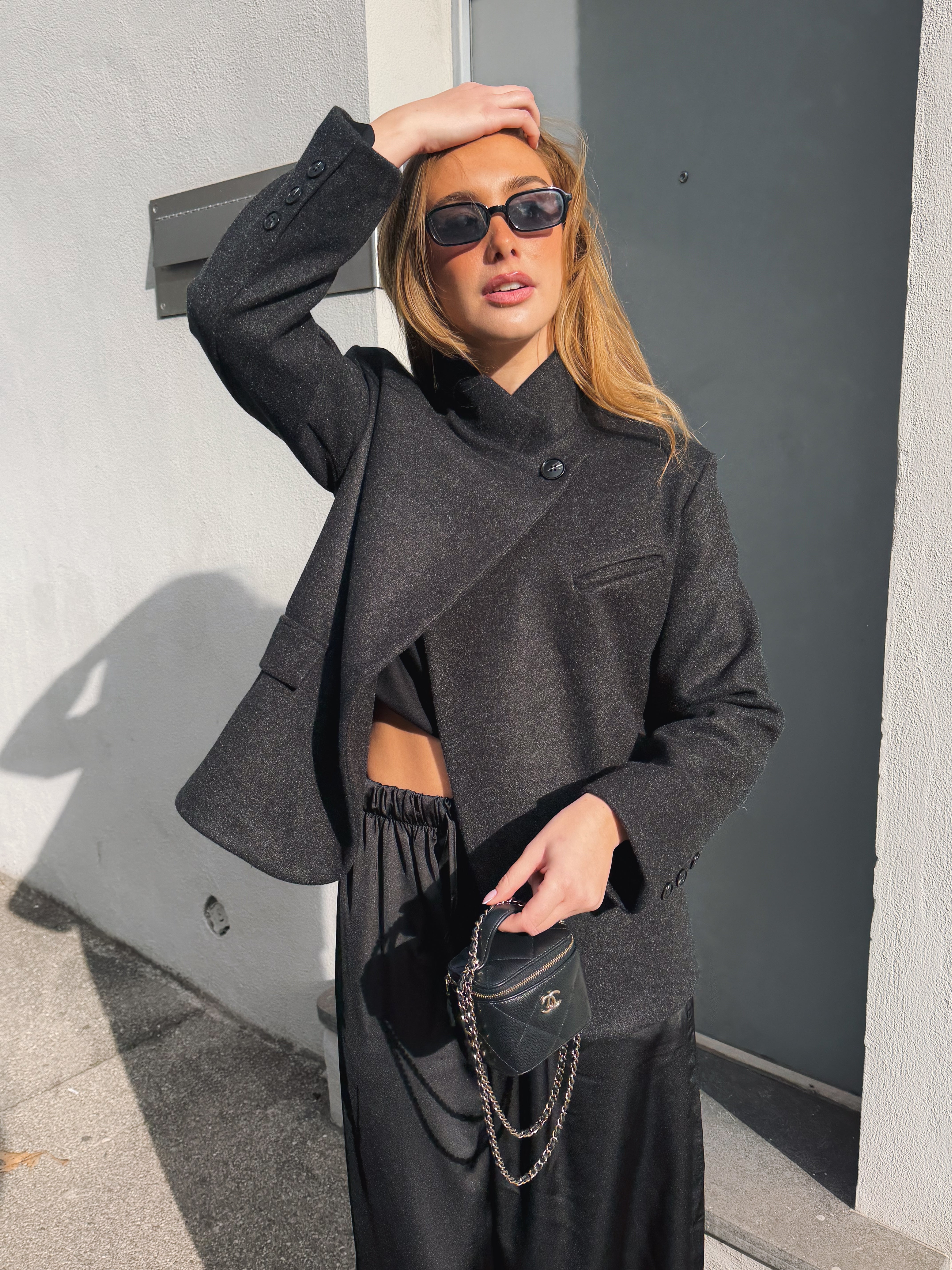 Blazer Naomi gris anthracite