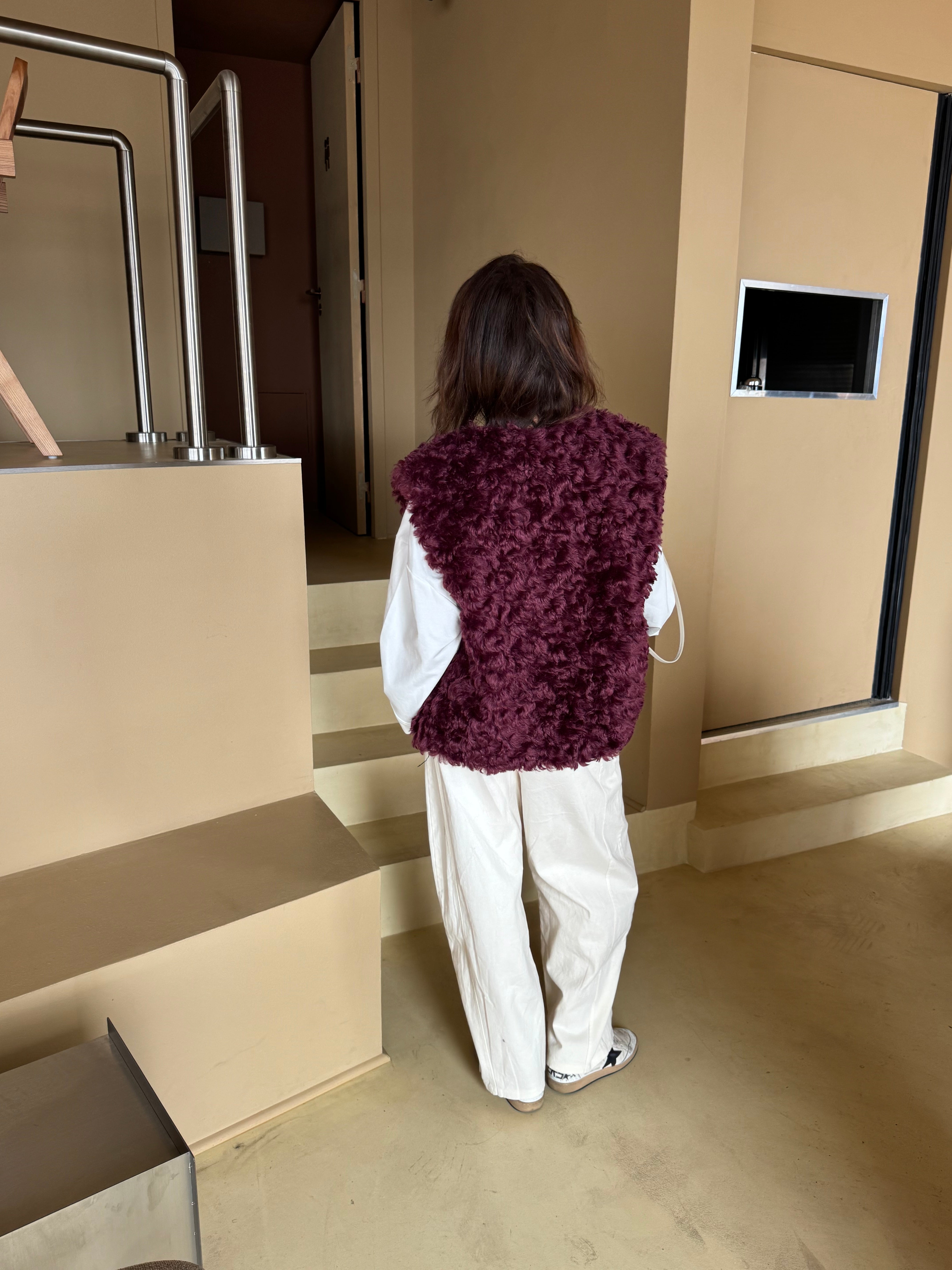 Veste Louise bordeaux