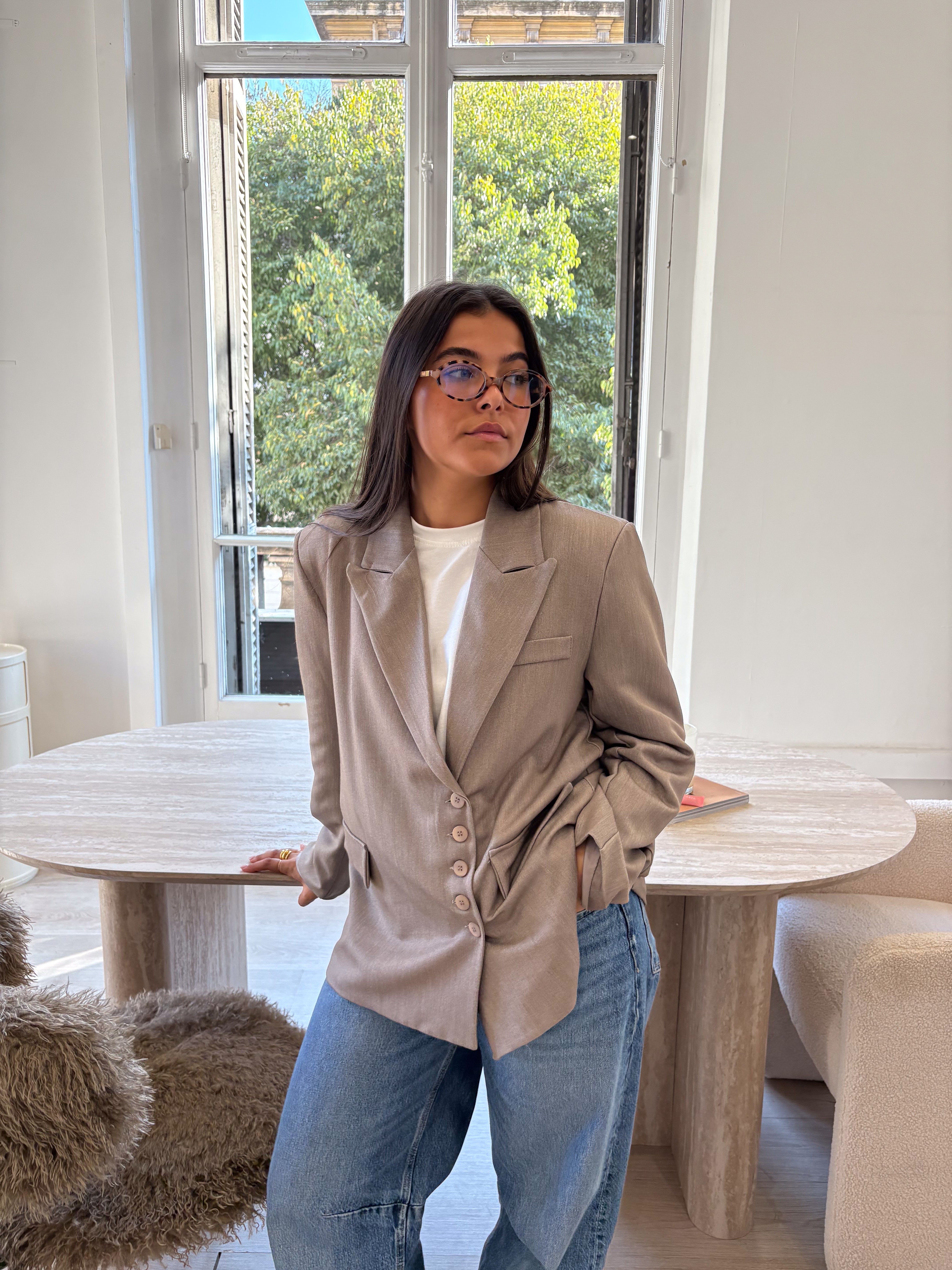 Blazer Katherine taupe