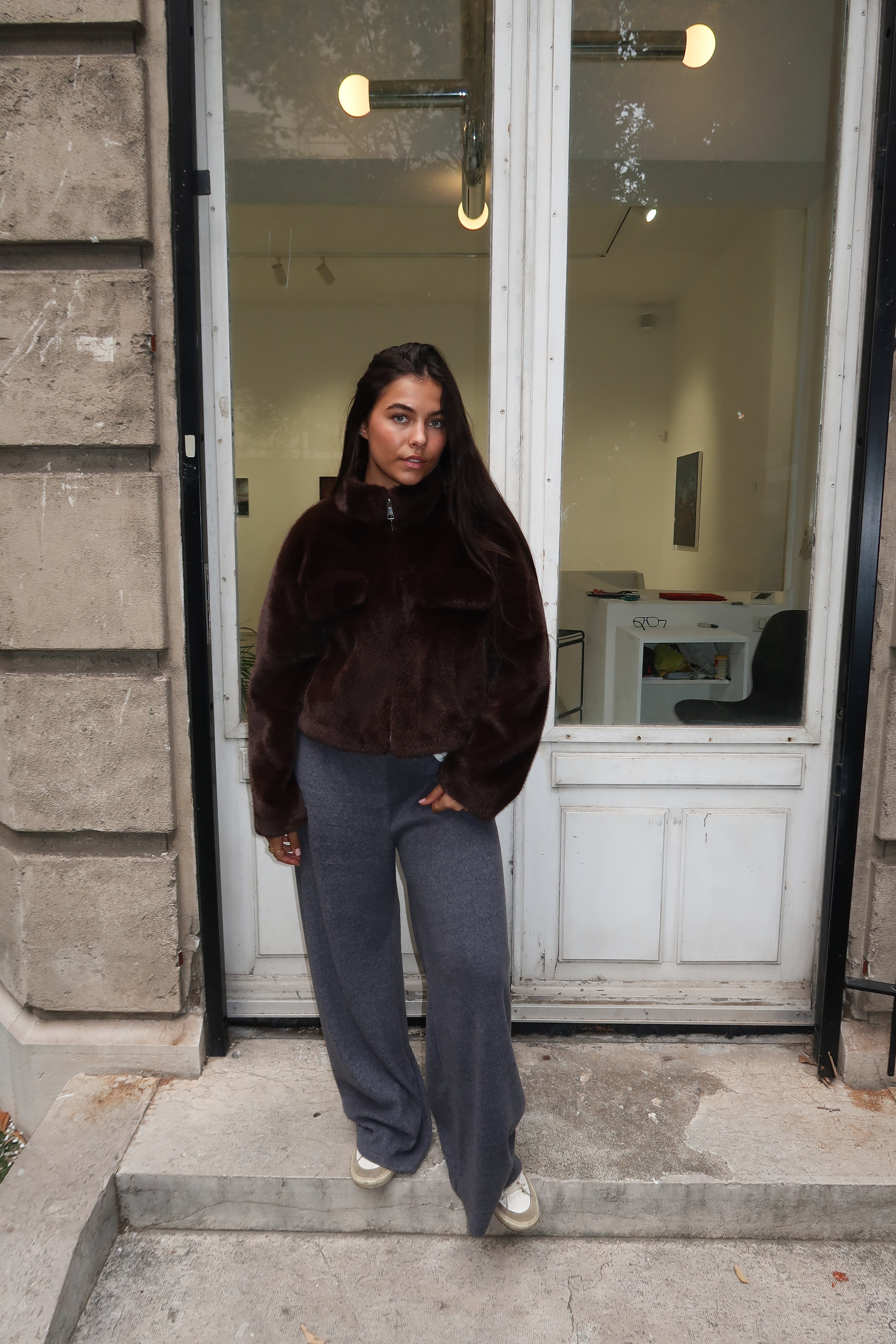 Braune Heloise-Jacke