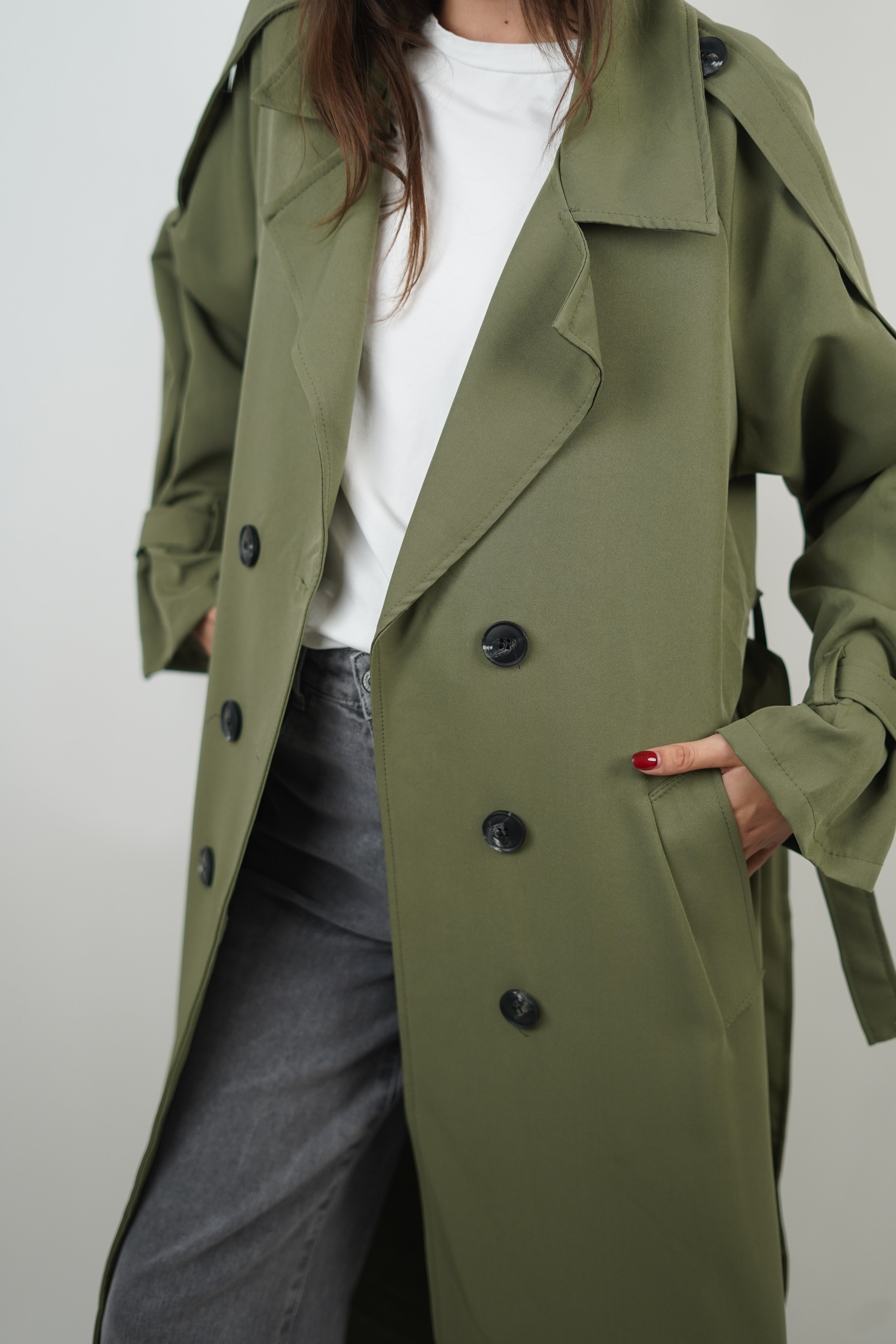 Lola Khaki-Trenchcoat