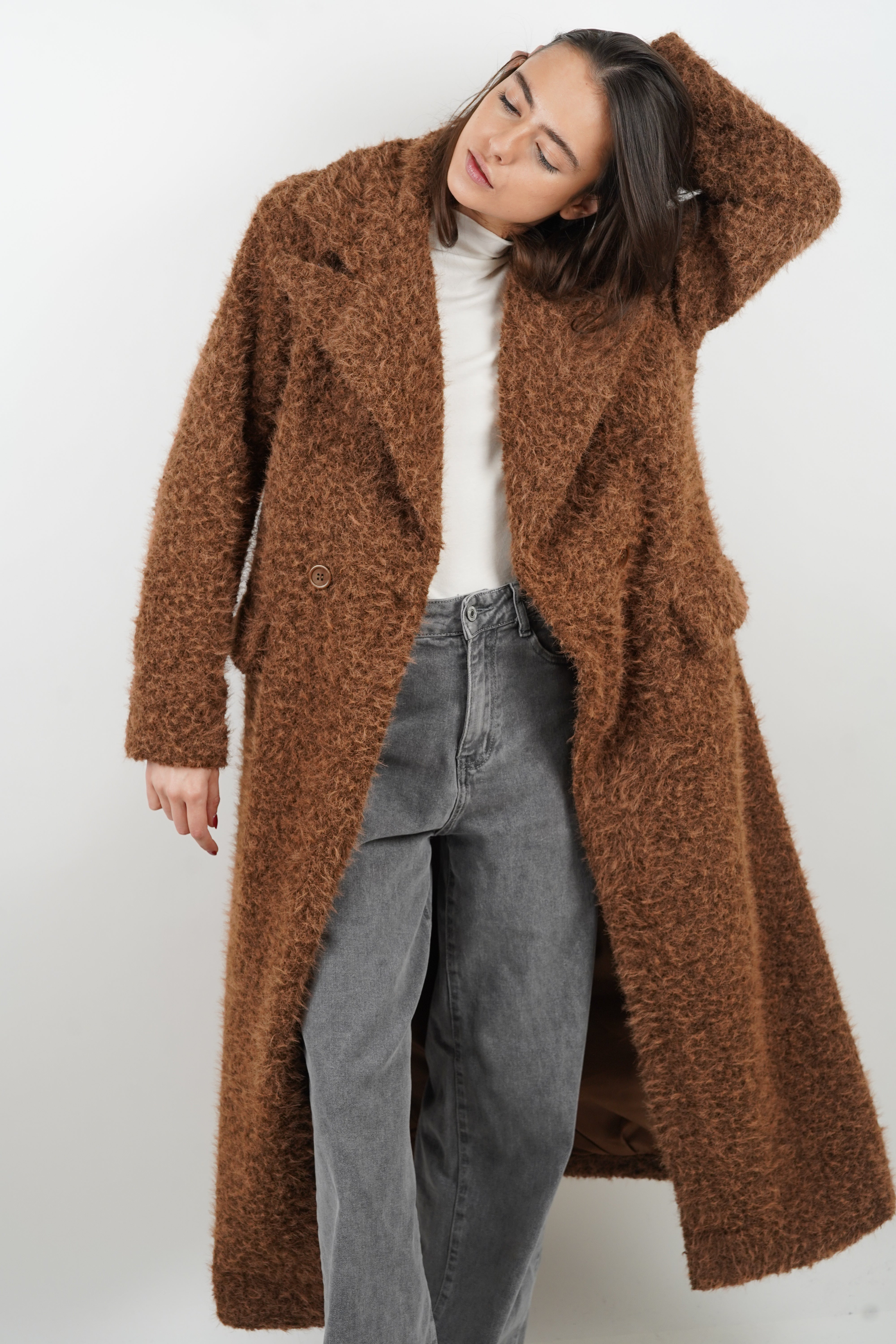 Ella brown coat