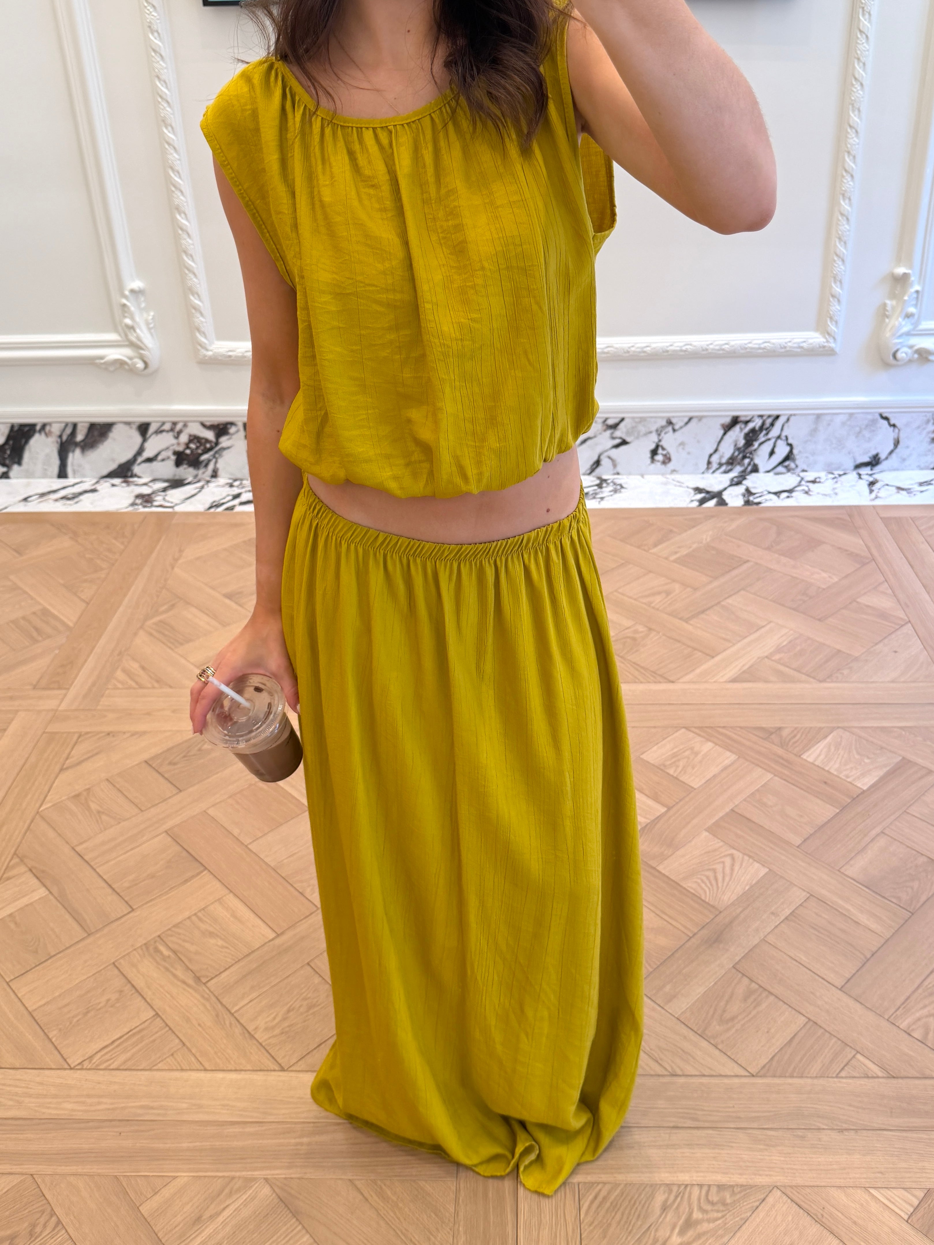 Ensemble Daniella moutarde