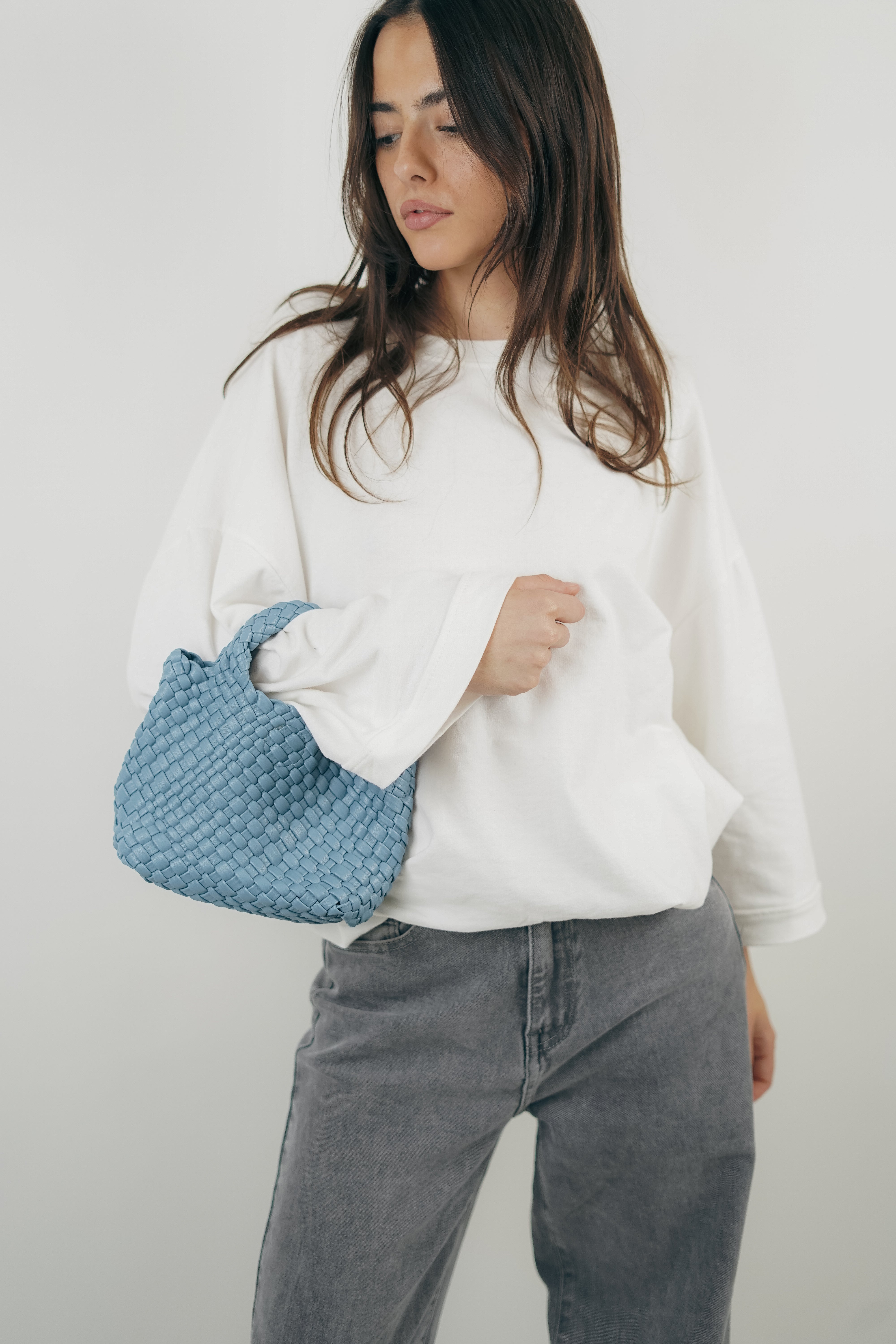 Blaue Isabelle-Tasche