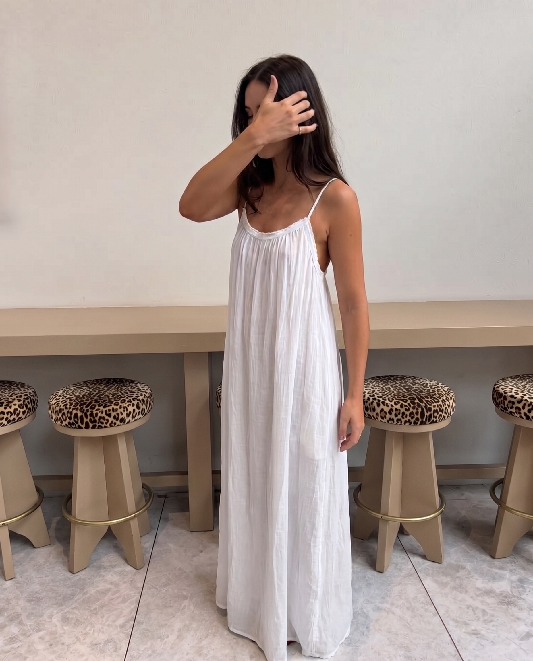 Robe Parker blanc