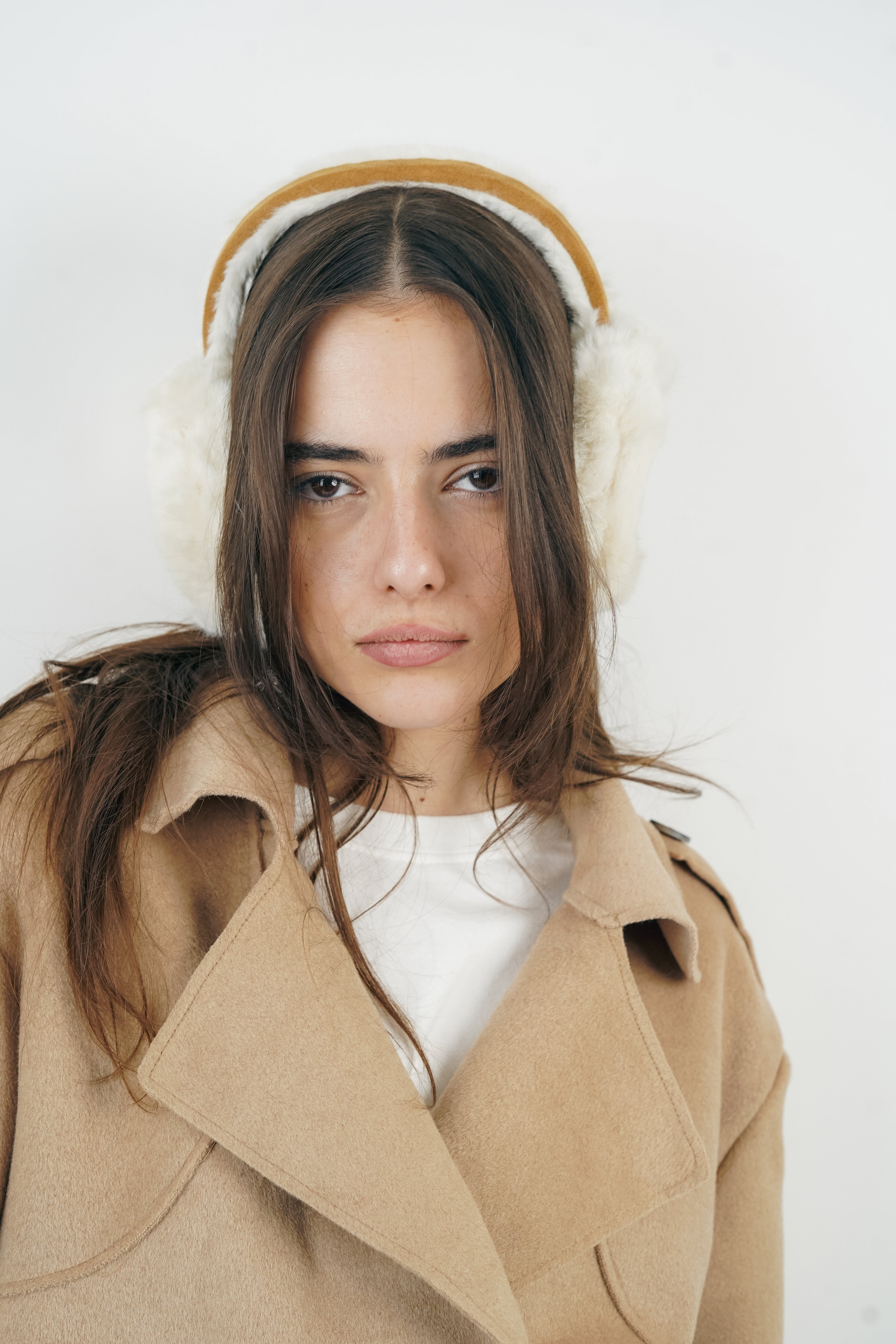 Léna camel earmuffs