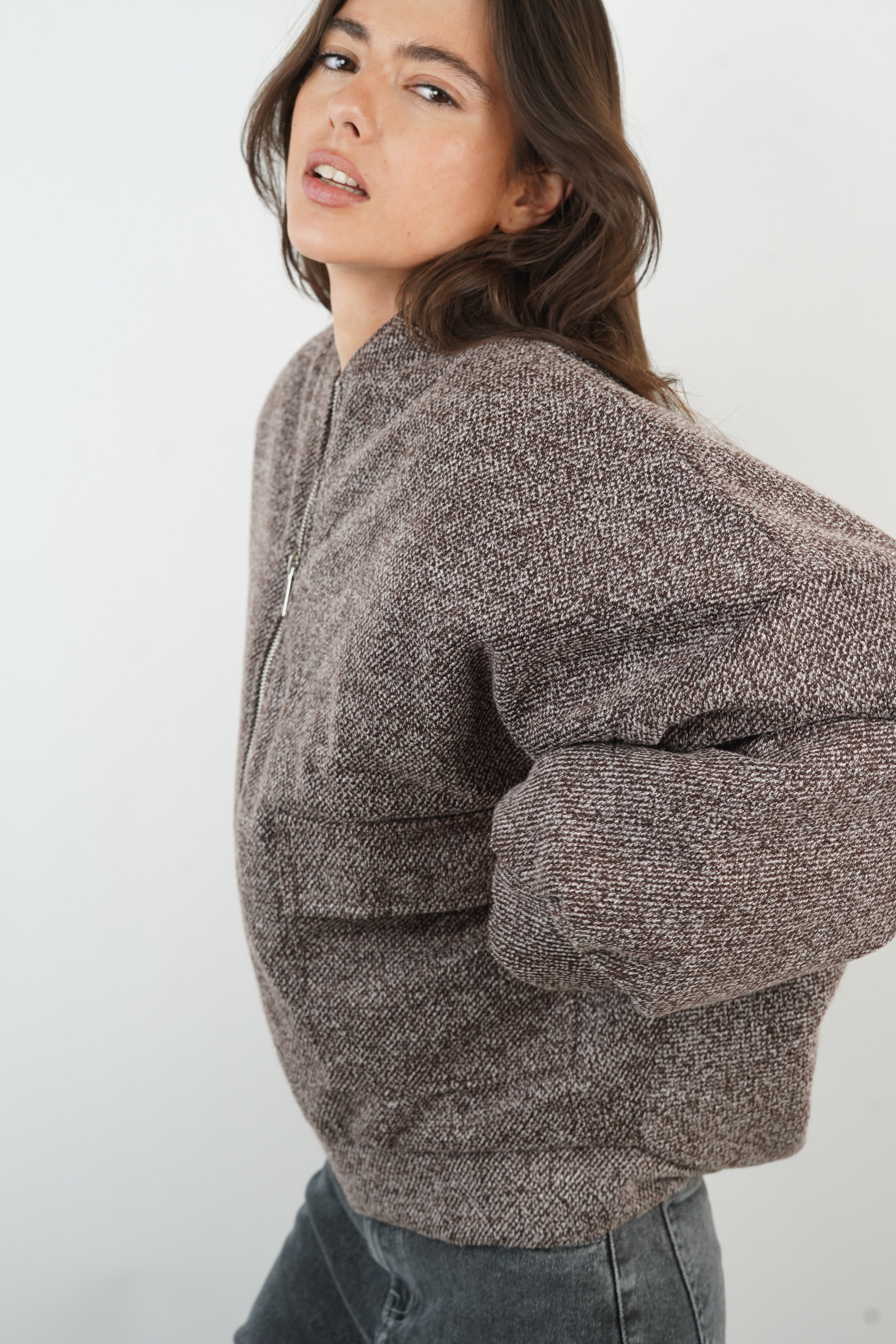 Brown Agate Bomber