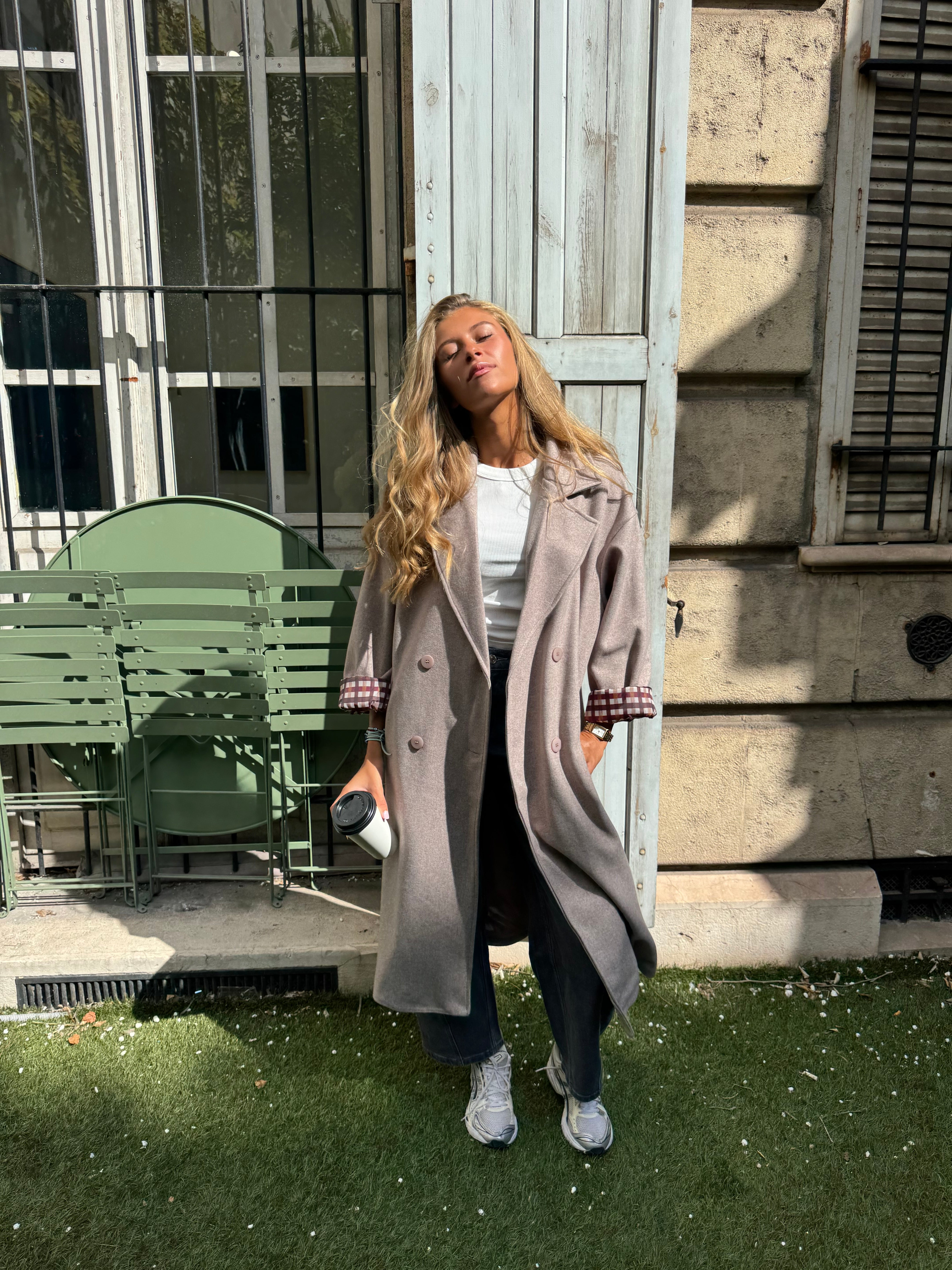 Manteau Charlie taupe