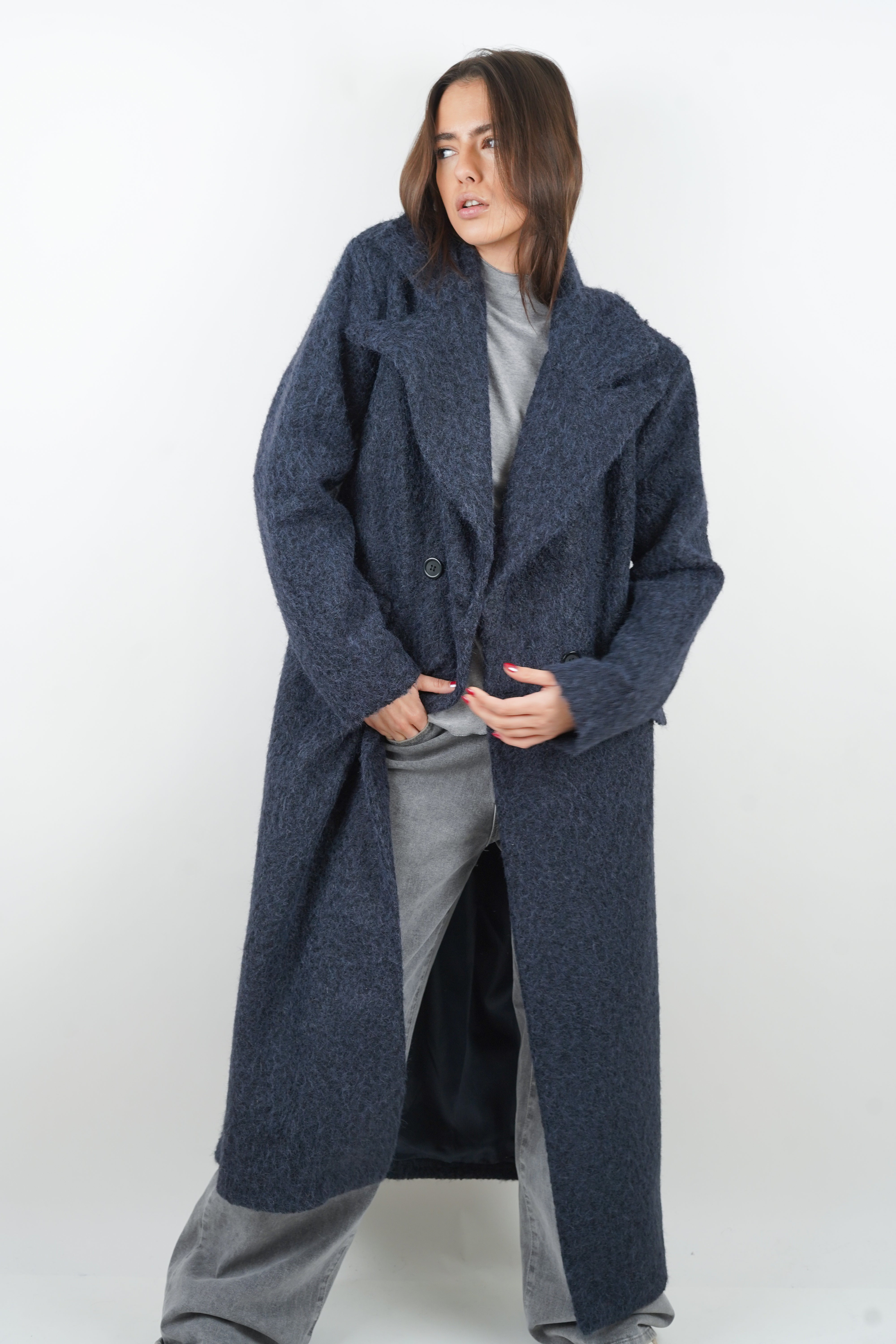 Manteau Ella bleu marine