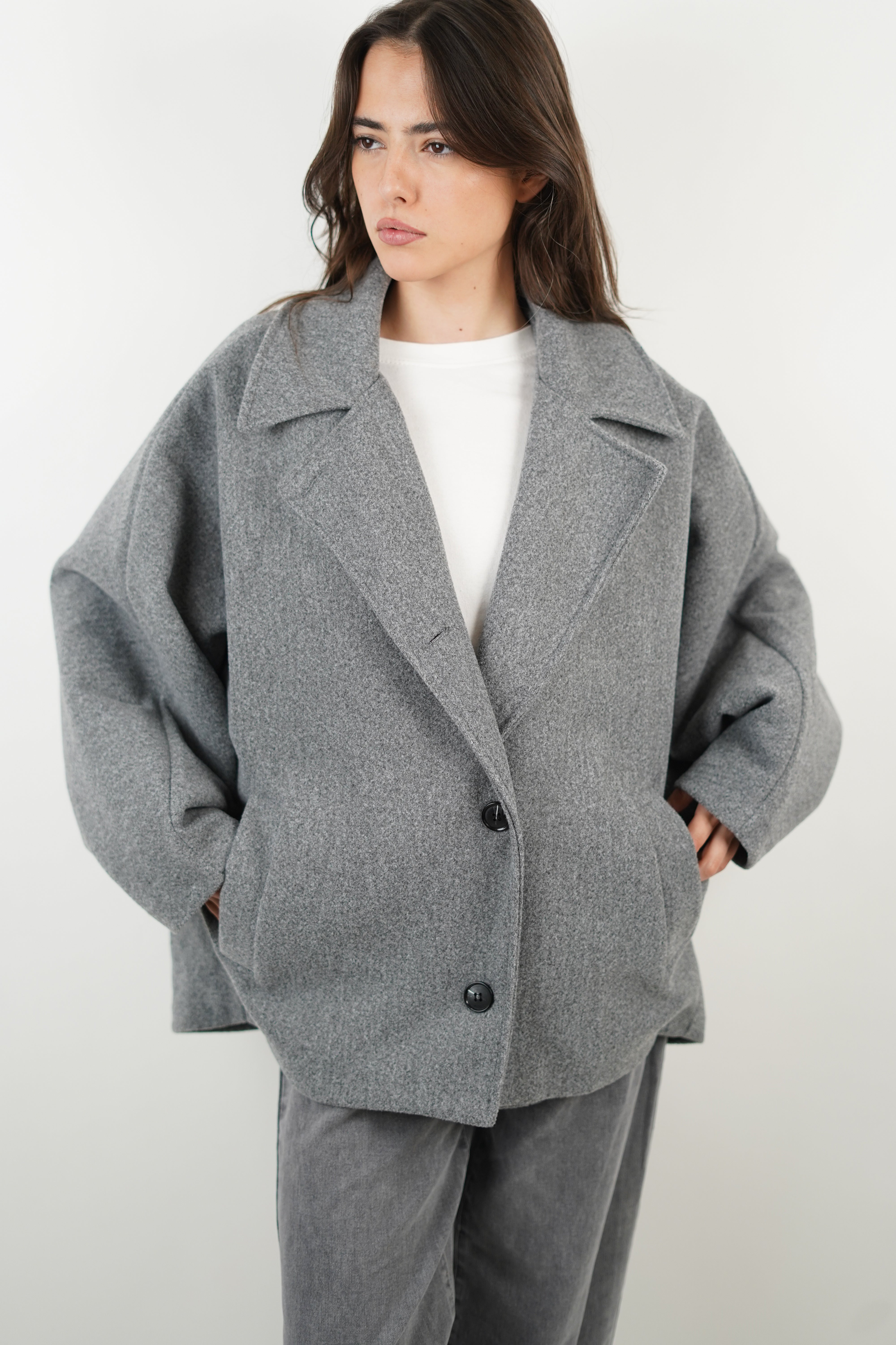 Manteau Agathe gris