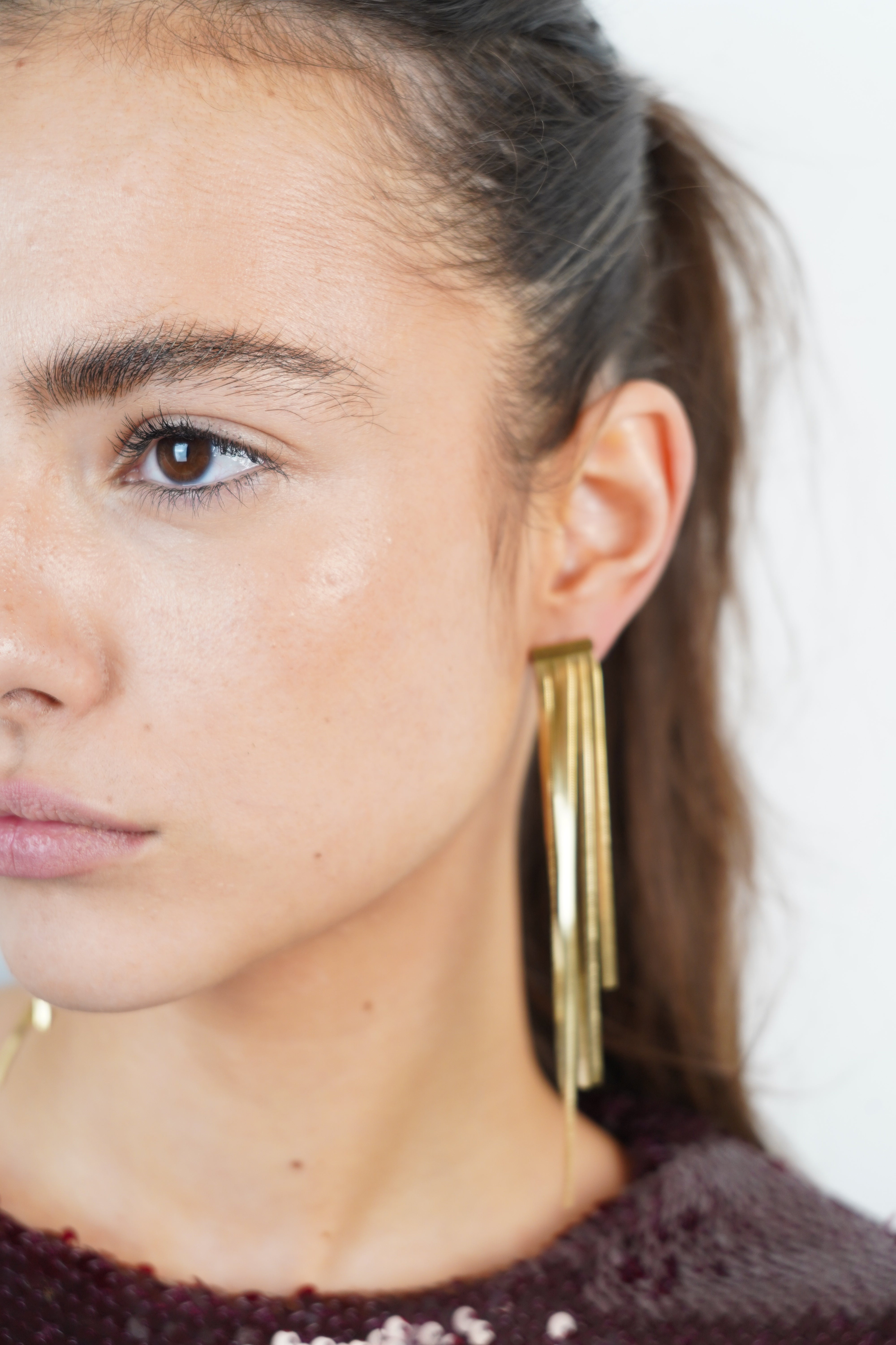 Louisa gold earrings