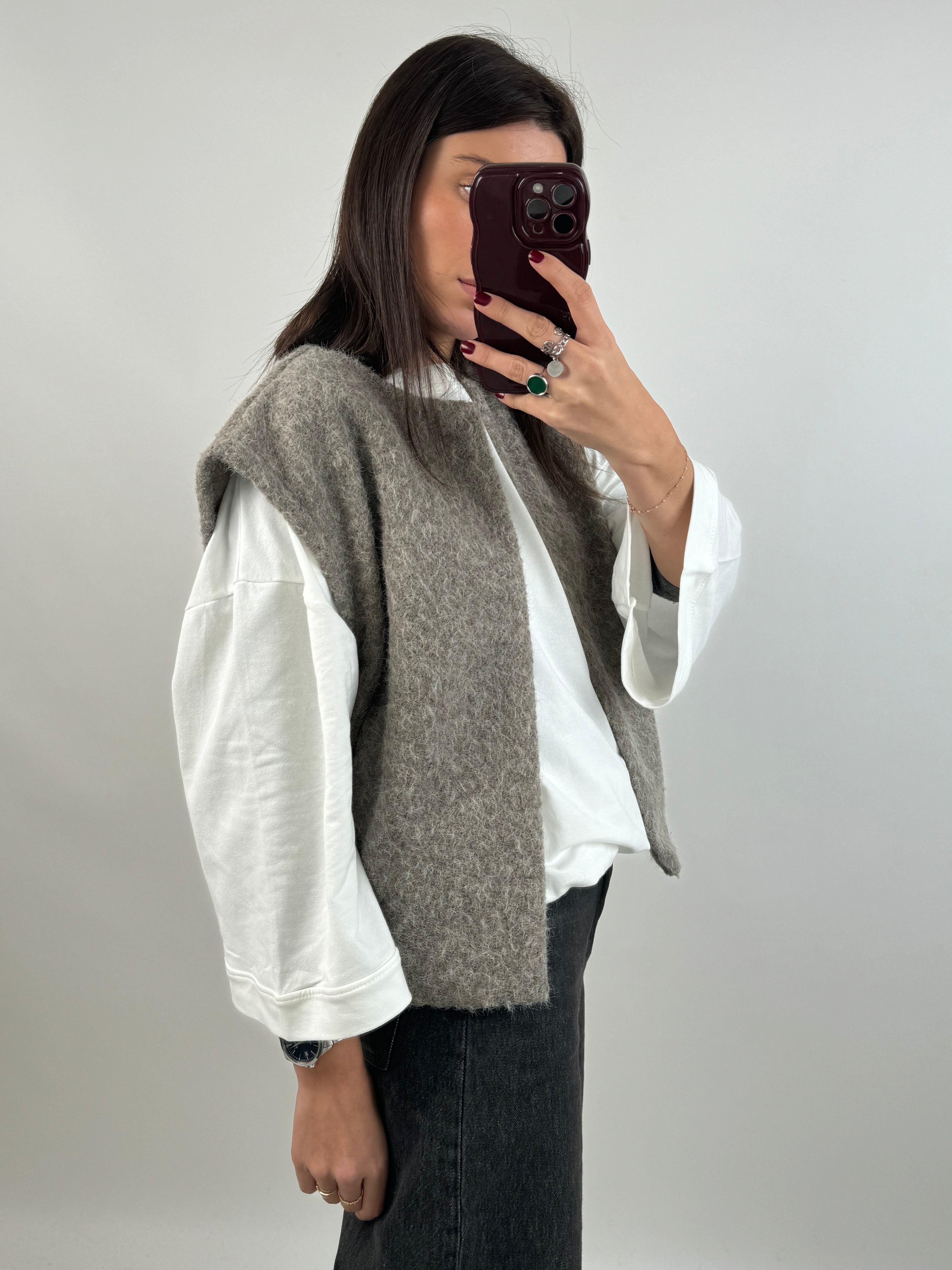 Maddy taupe jacket