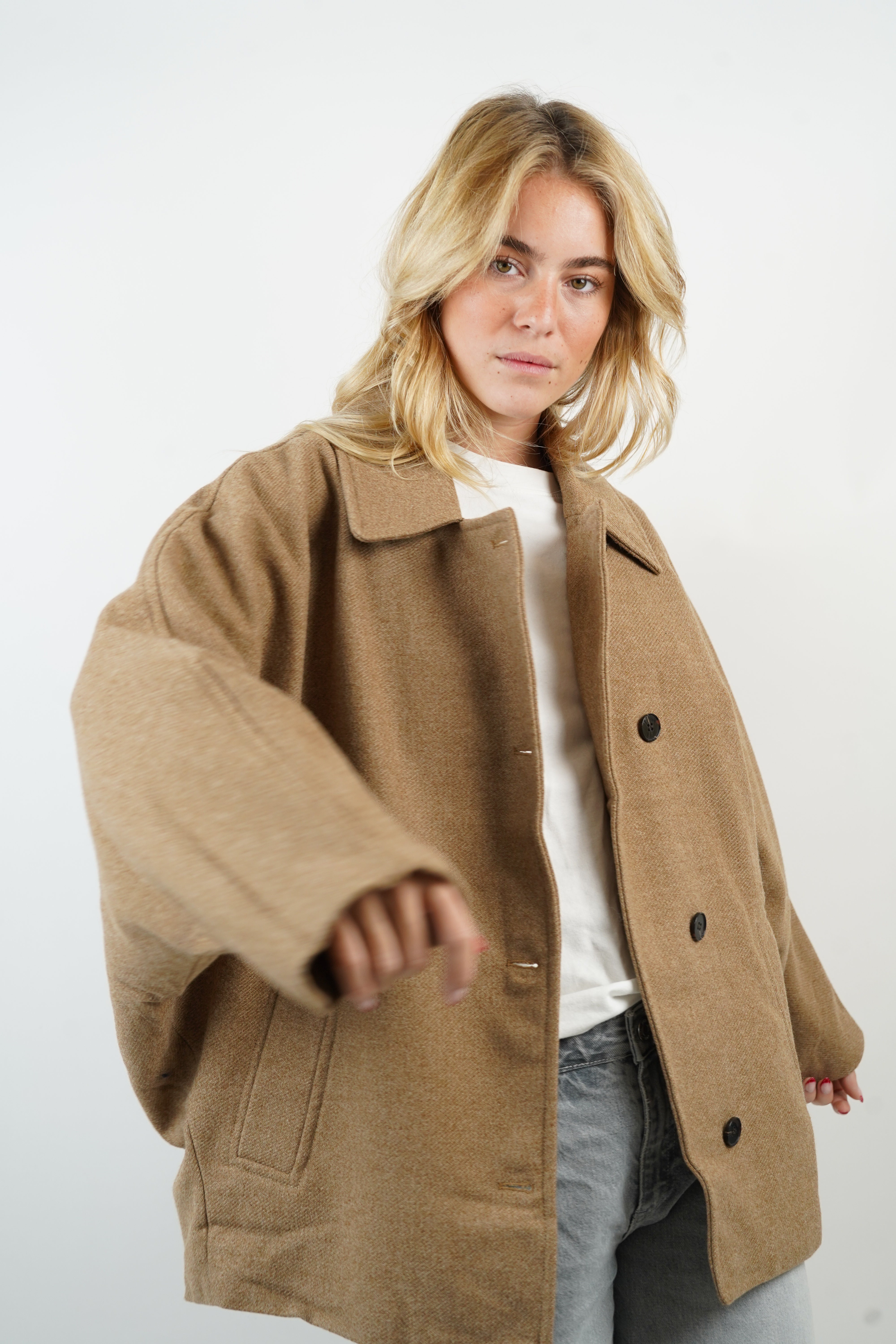 Margarette hazelnut coat