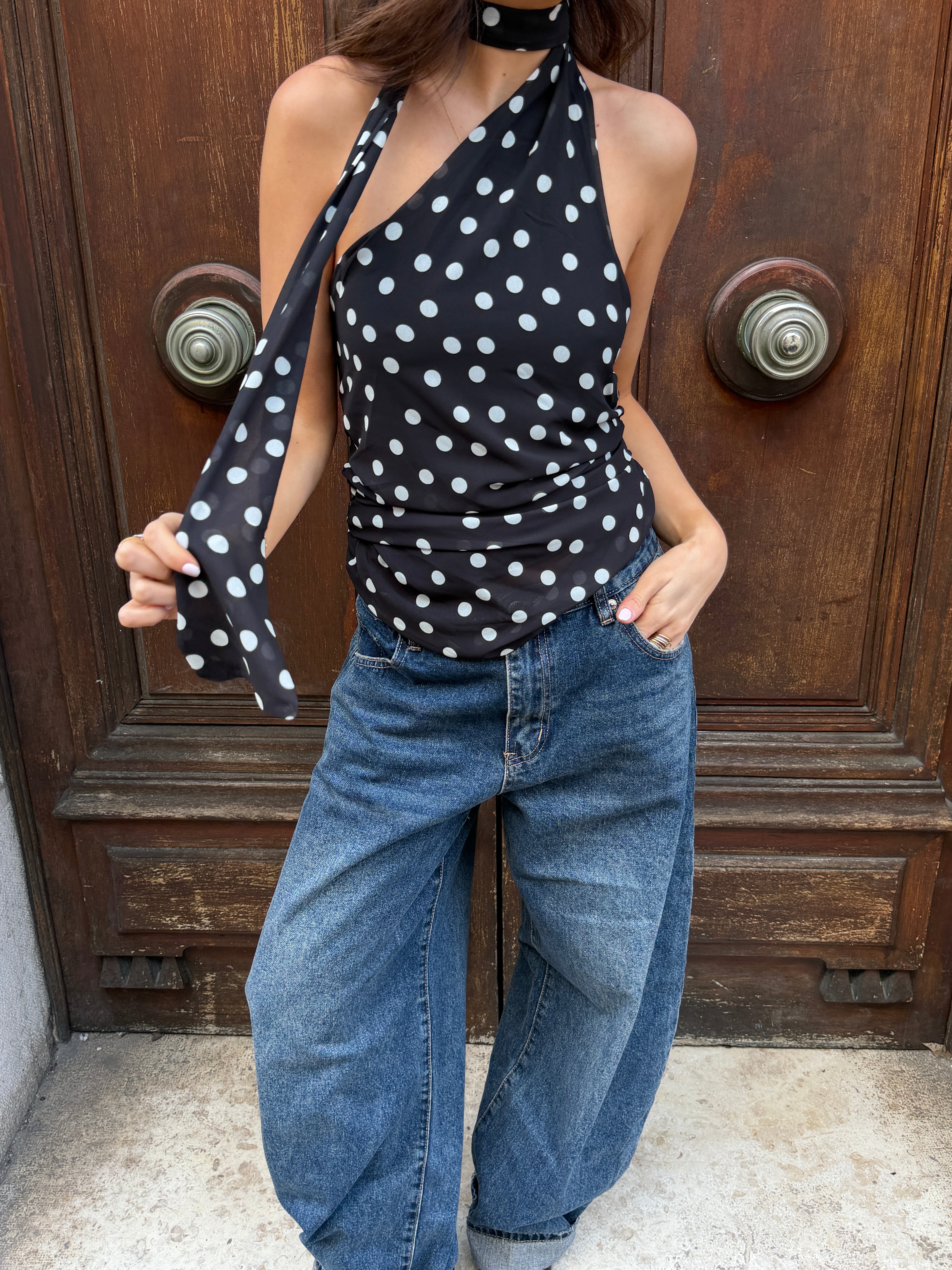 Oberteil April schwarz