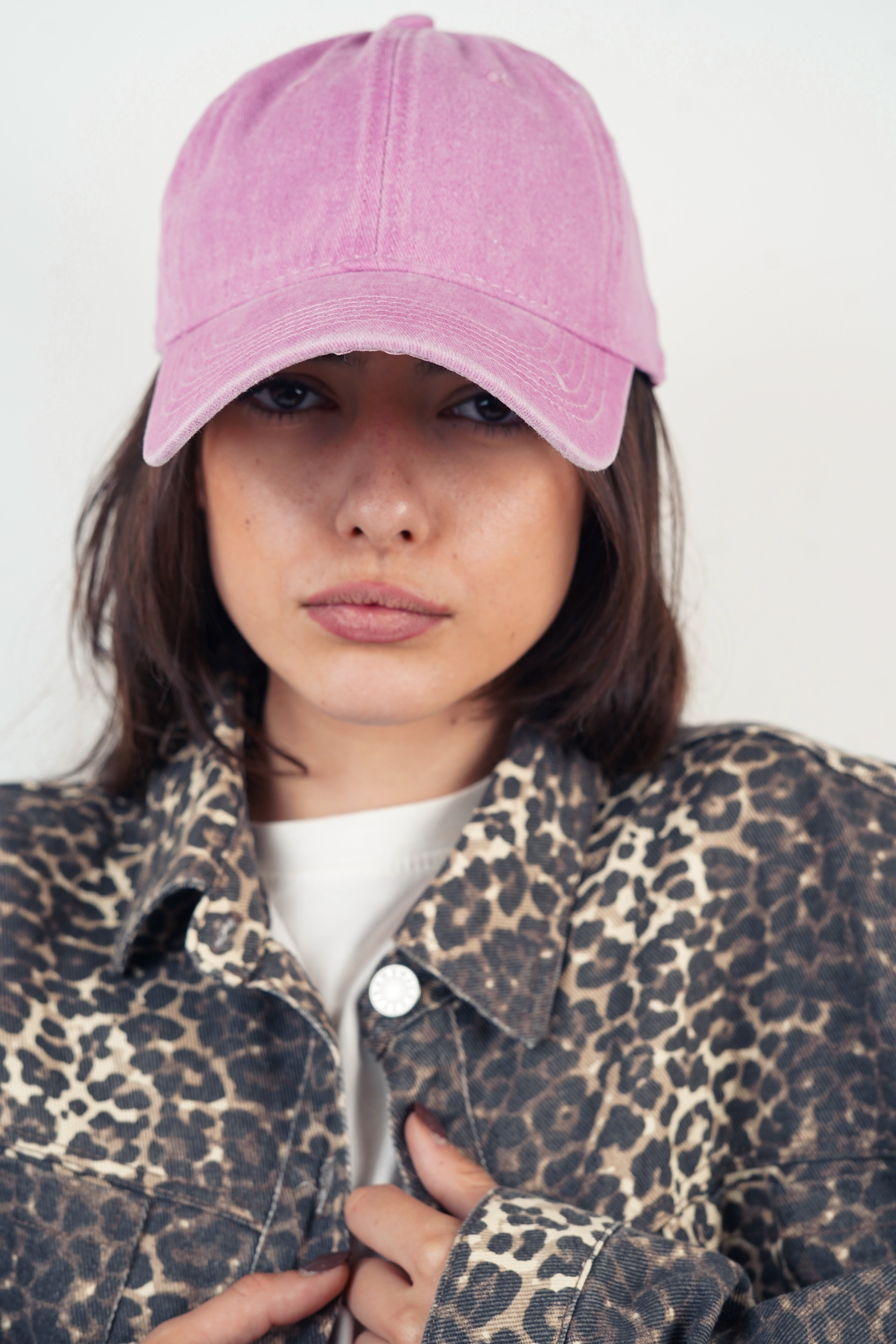 Casquette Lilia rose