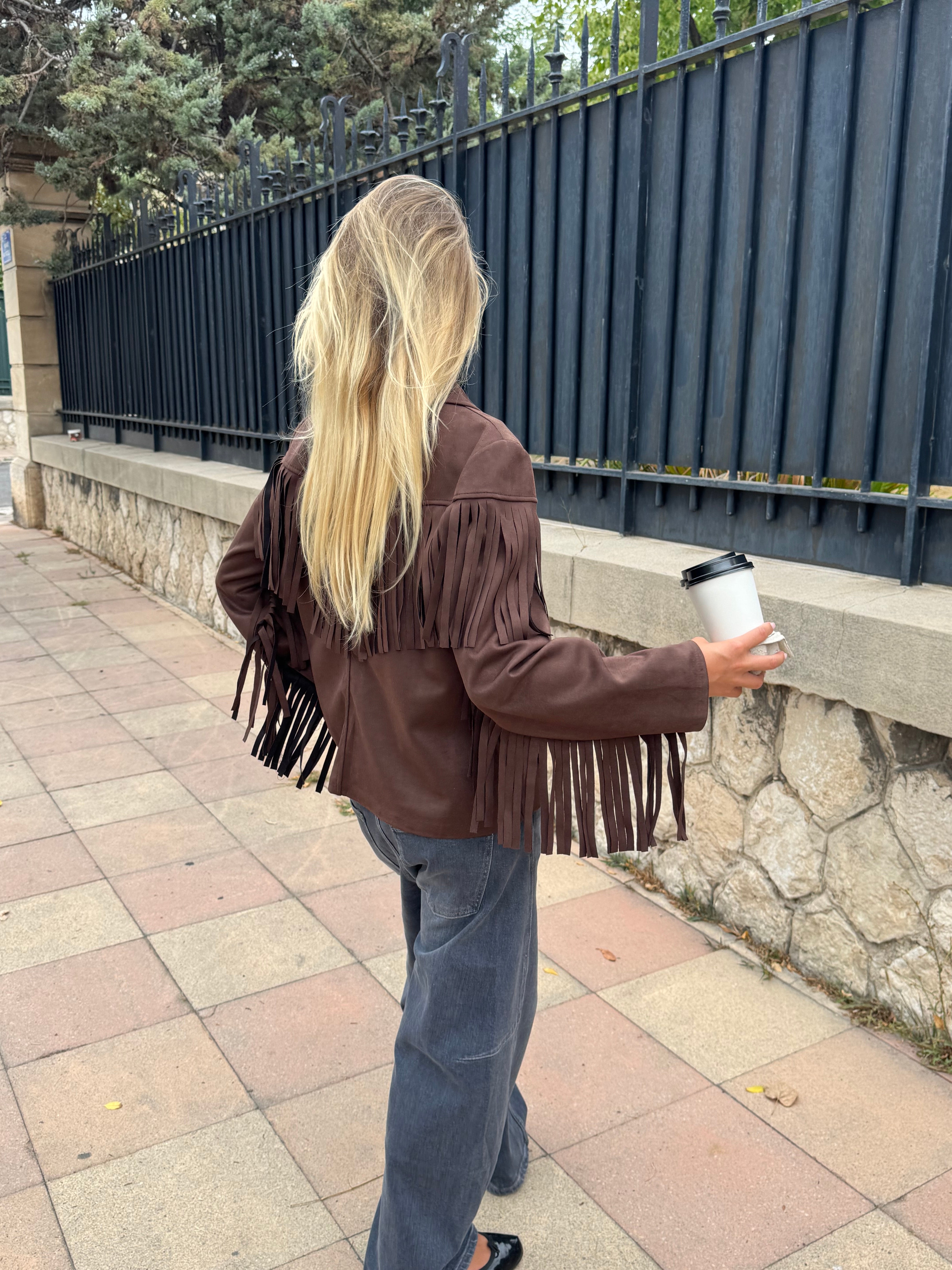 Veste Laëticia marron