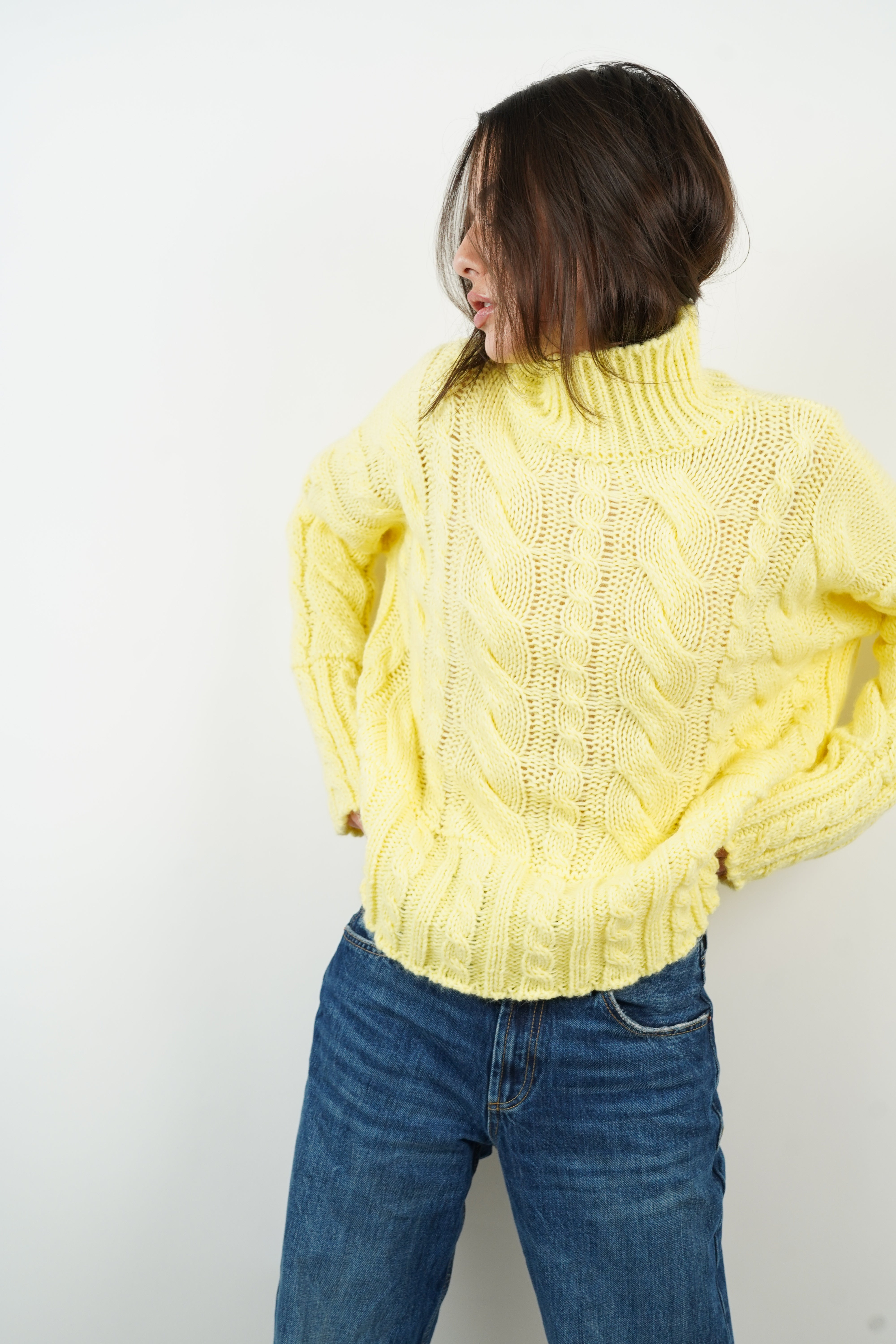 Pull Arlette jaune