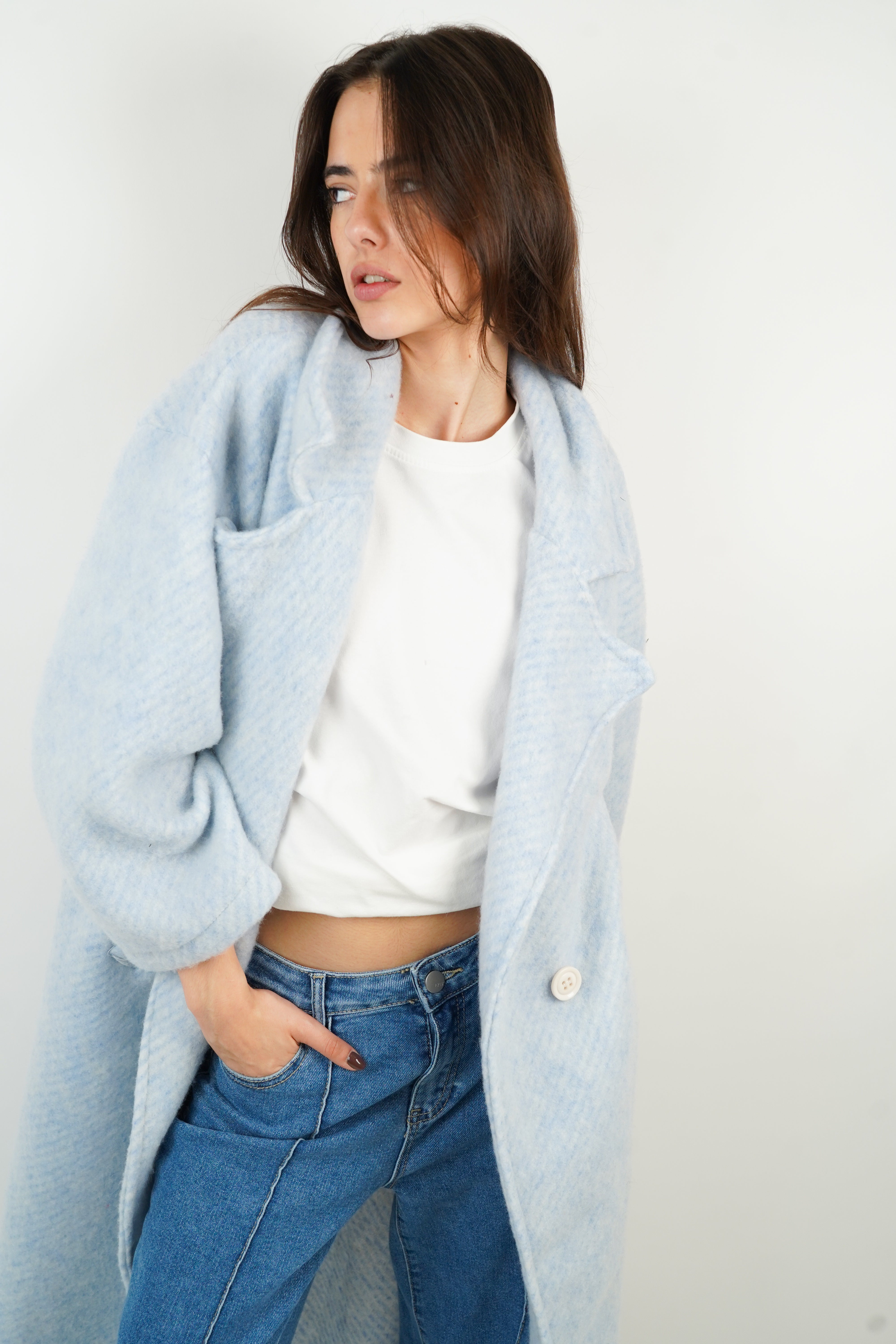 Manteau Gabriela bleu