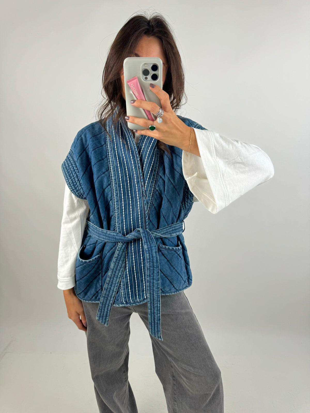 Veste Courte Michael Simon - Imprimé Animal, Doublure Matelassée, Taille M Neuve