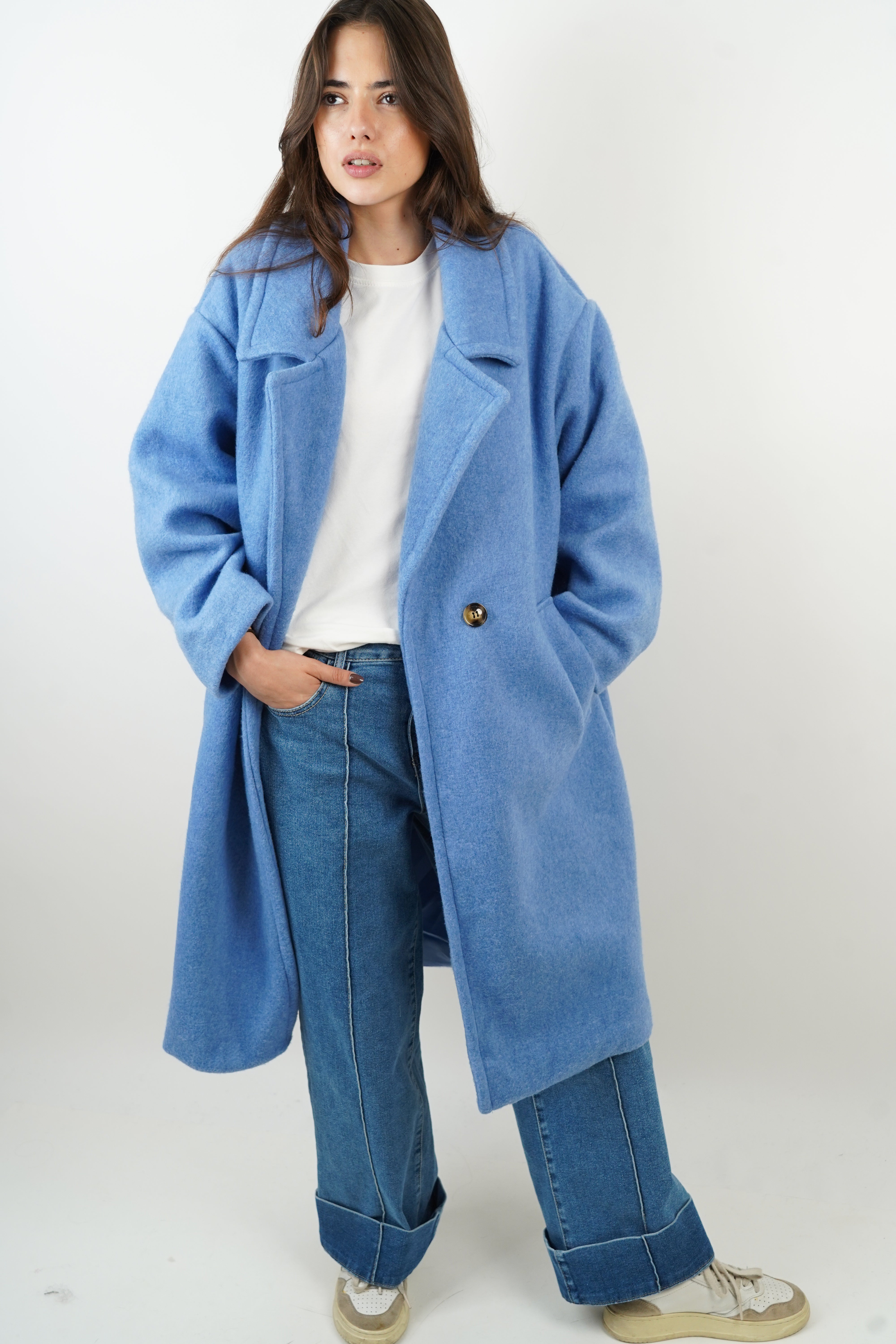 Helena blue coat