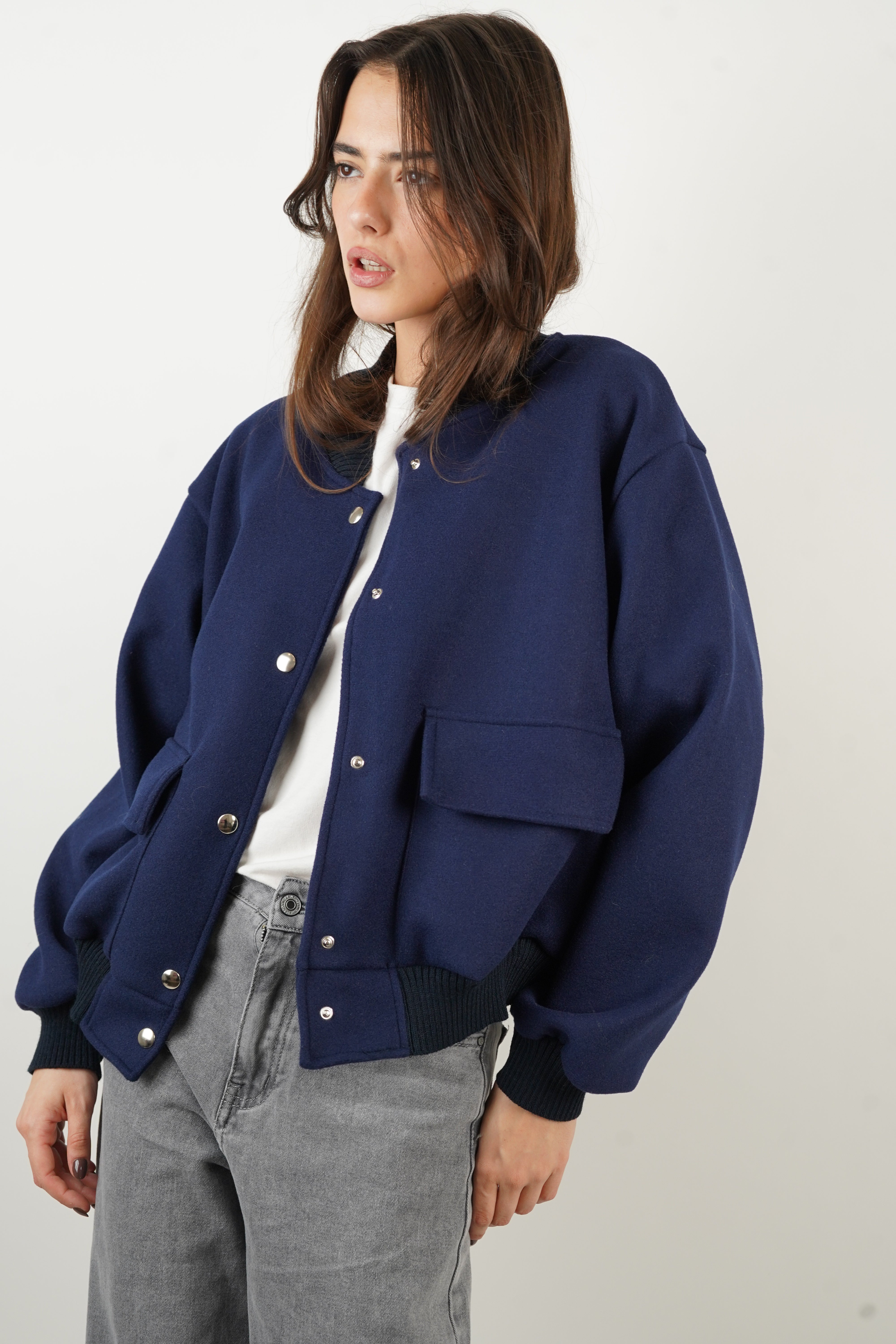 Bomber Céline bleu