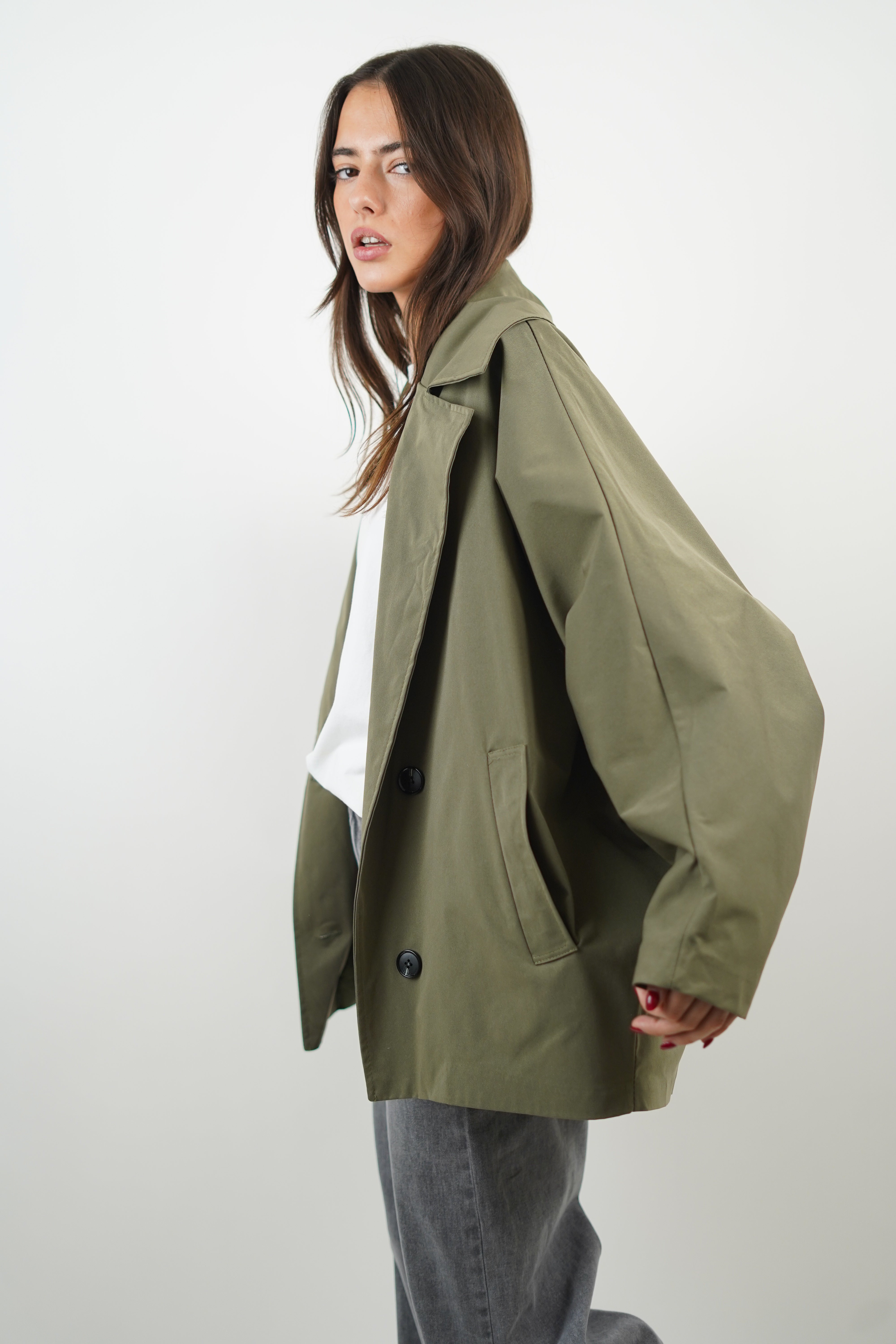 Ella Khaki-Trenchcoat