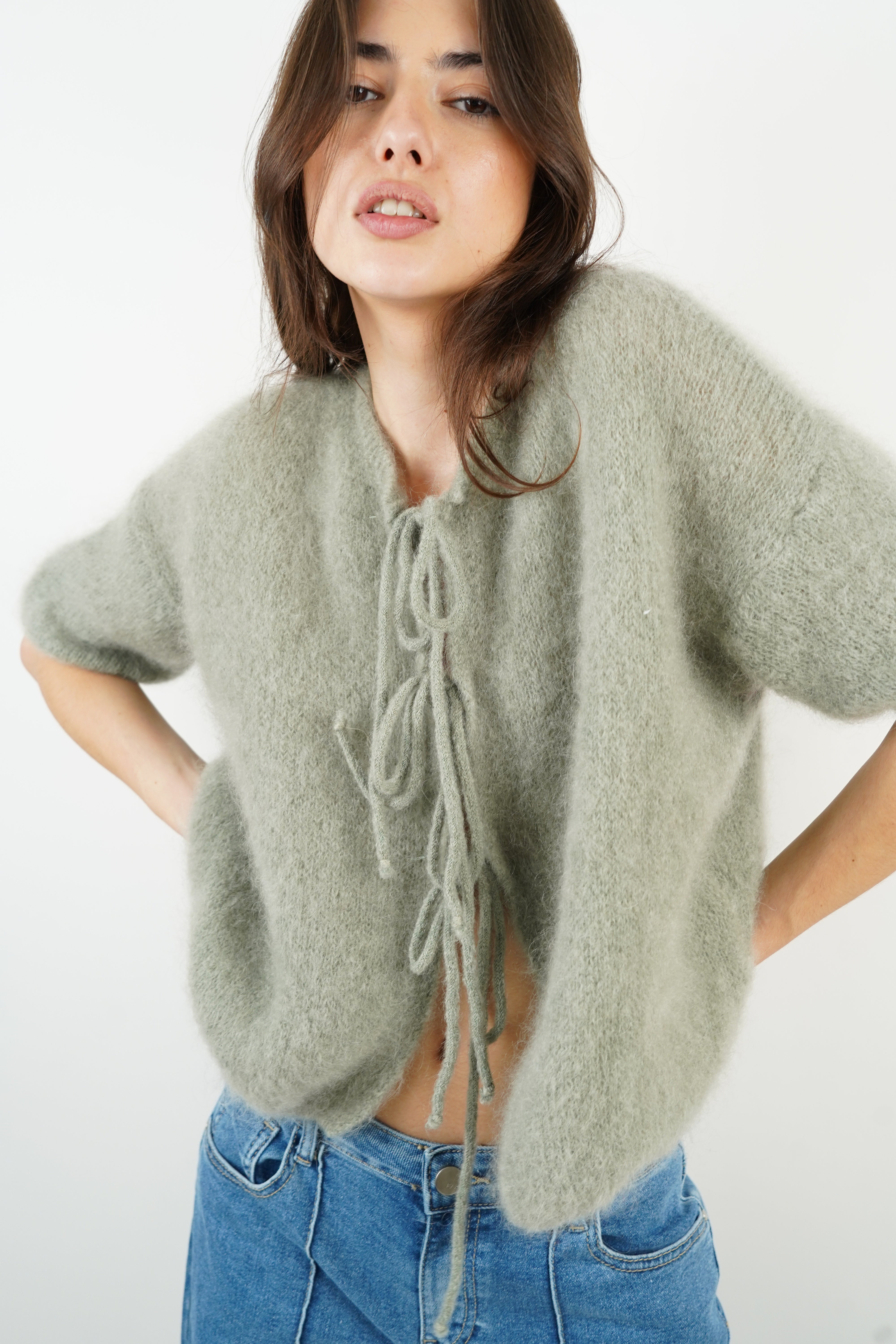 Pull Bianca mohair